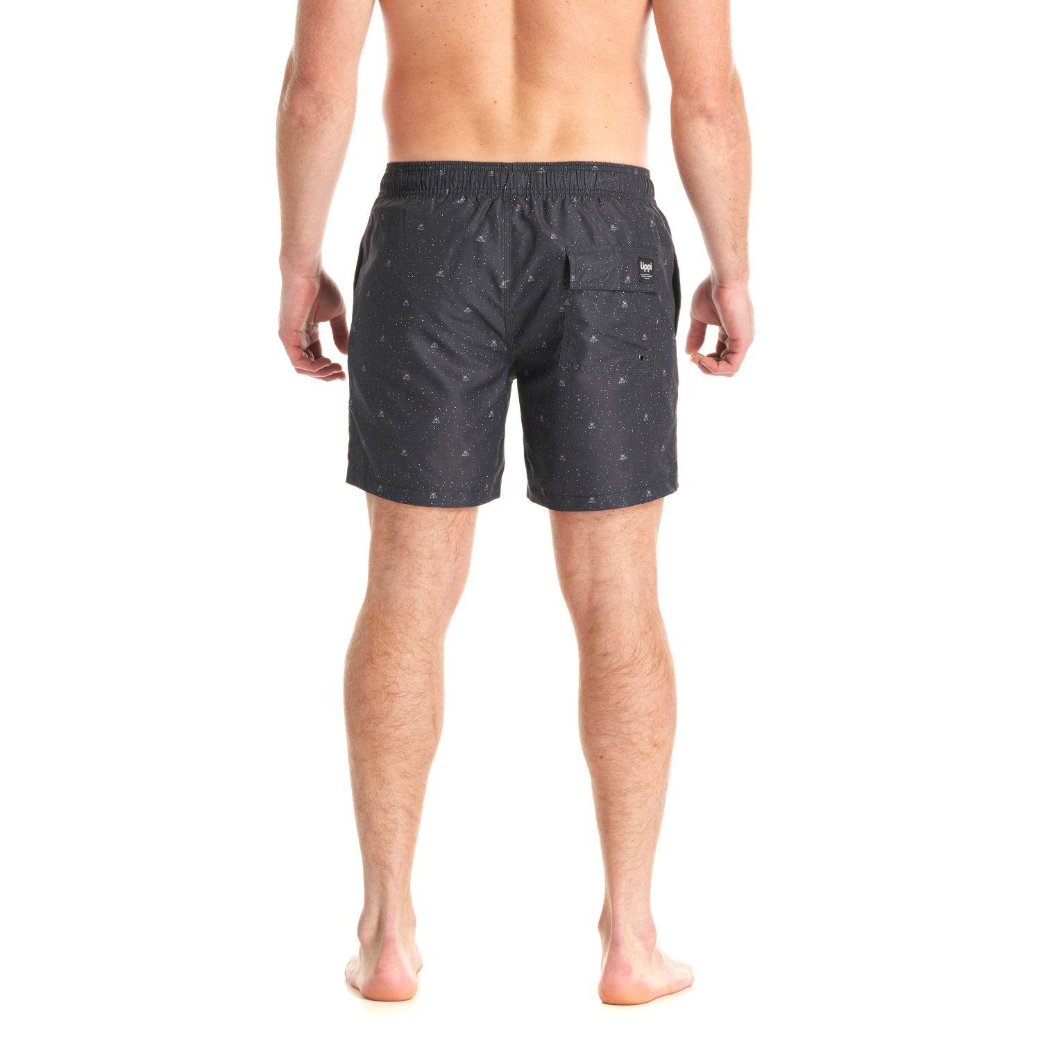 Short Hombre Aqua Swimwear Print Grafito Lippi-5