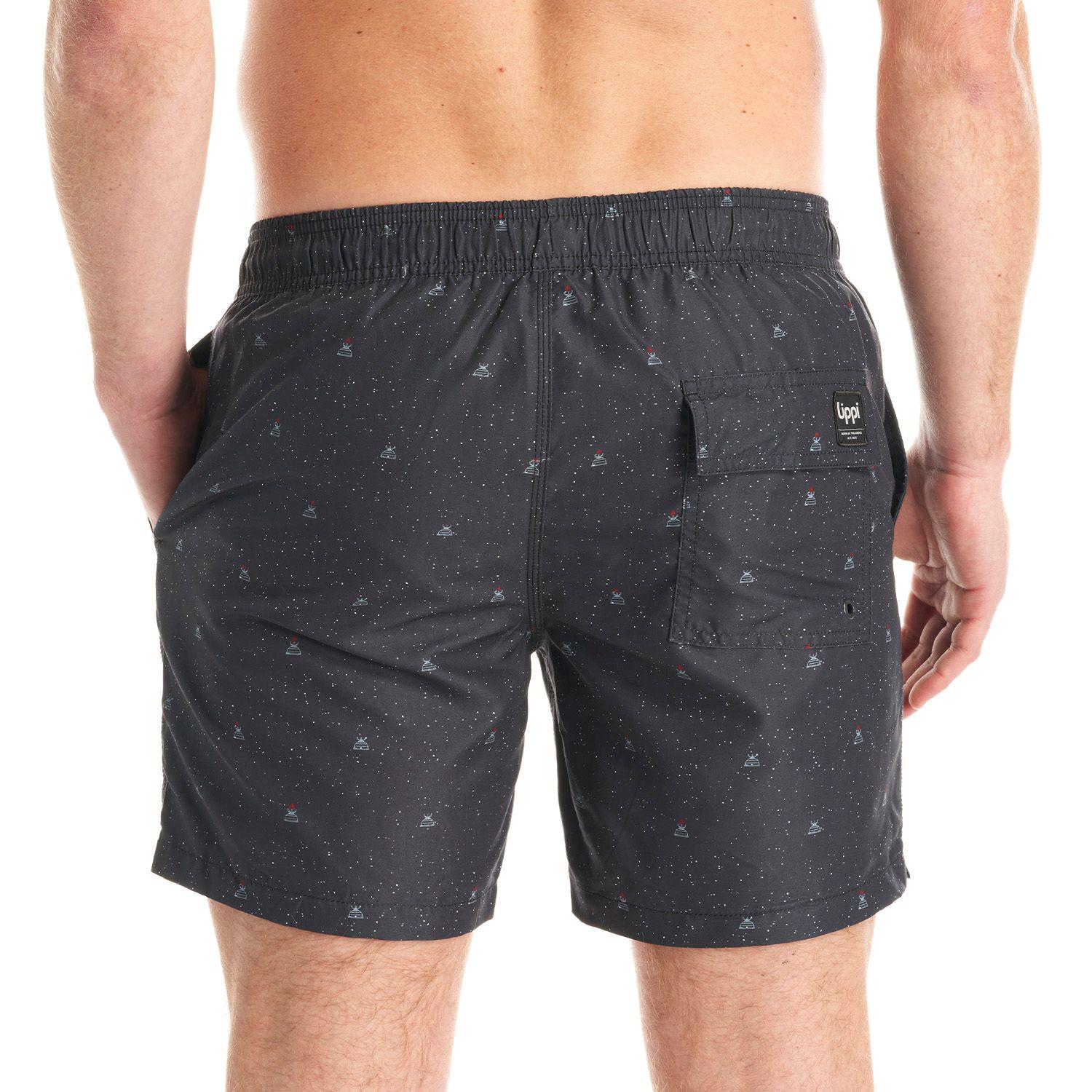 Short Hombre Aqua Swimwear Print Grafito Lippi-6