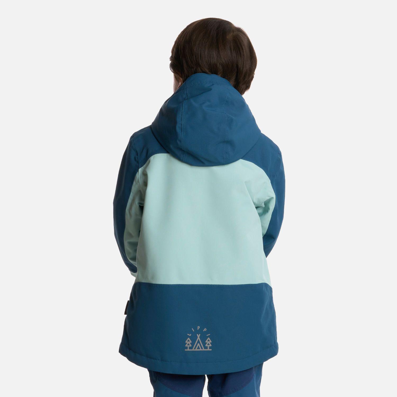 Chaqueta Niño Andes B-dry Hoody Jacket Azul Piedra Lippi-2