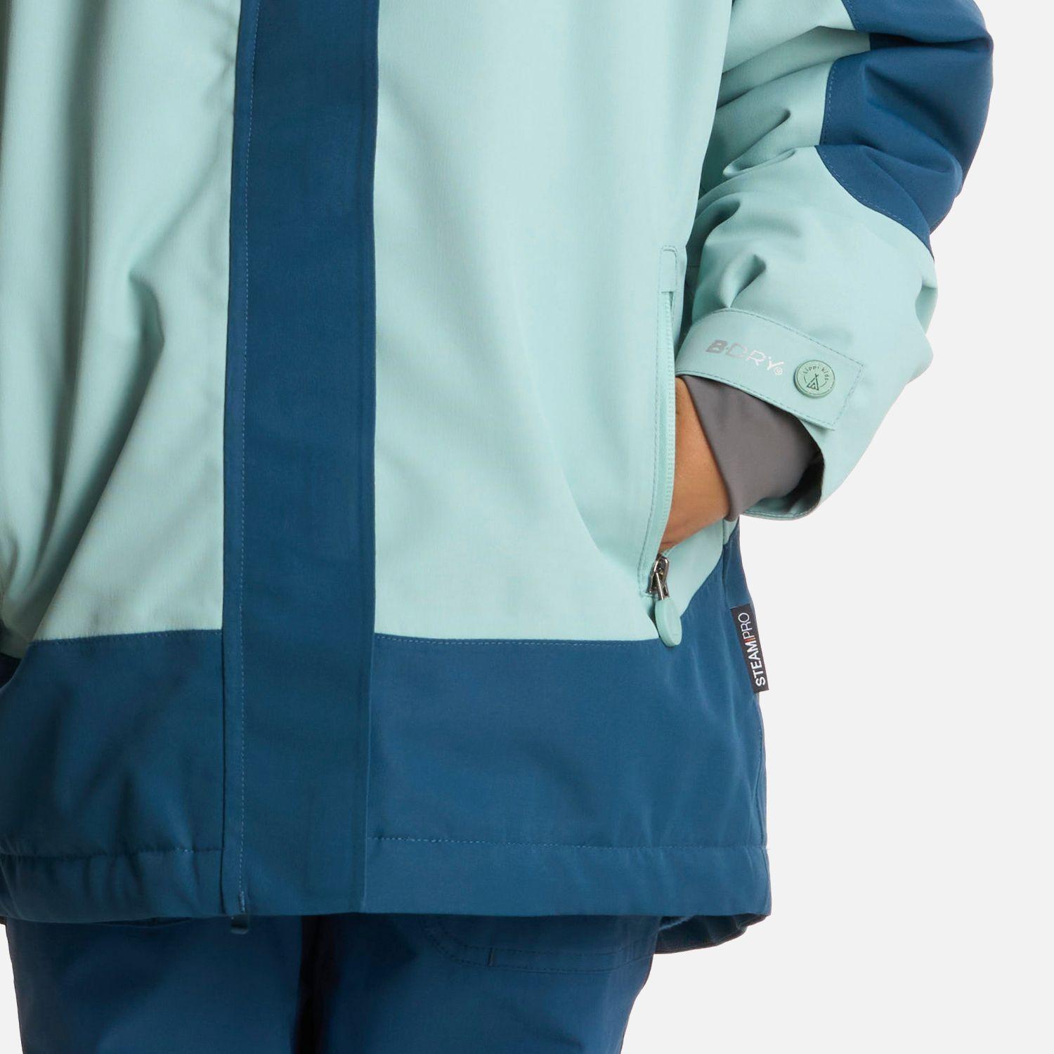 Chaqueta Niño Andes B-dry Hoody Jacket Azul Piedra Lippi-4