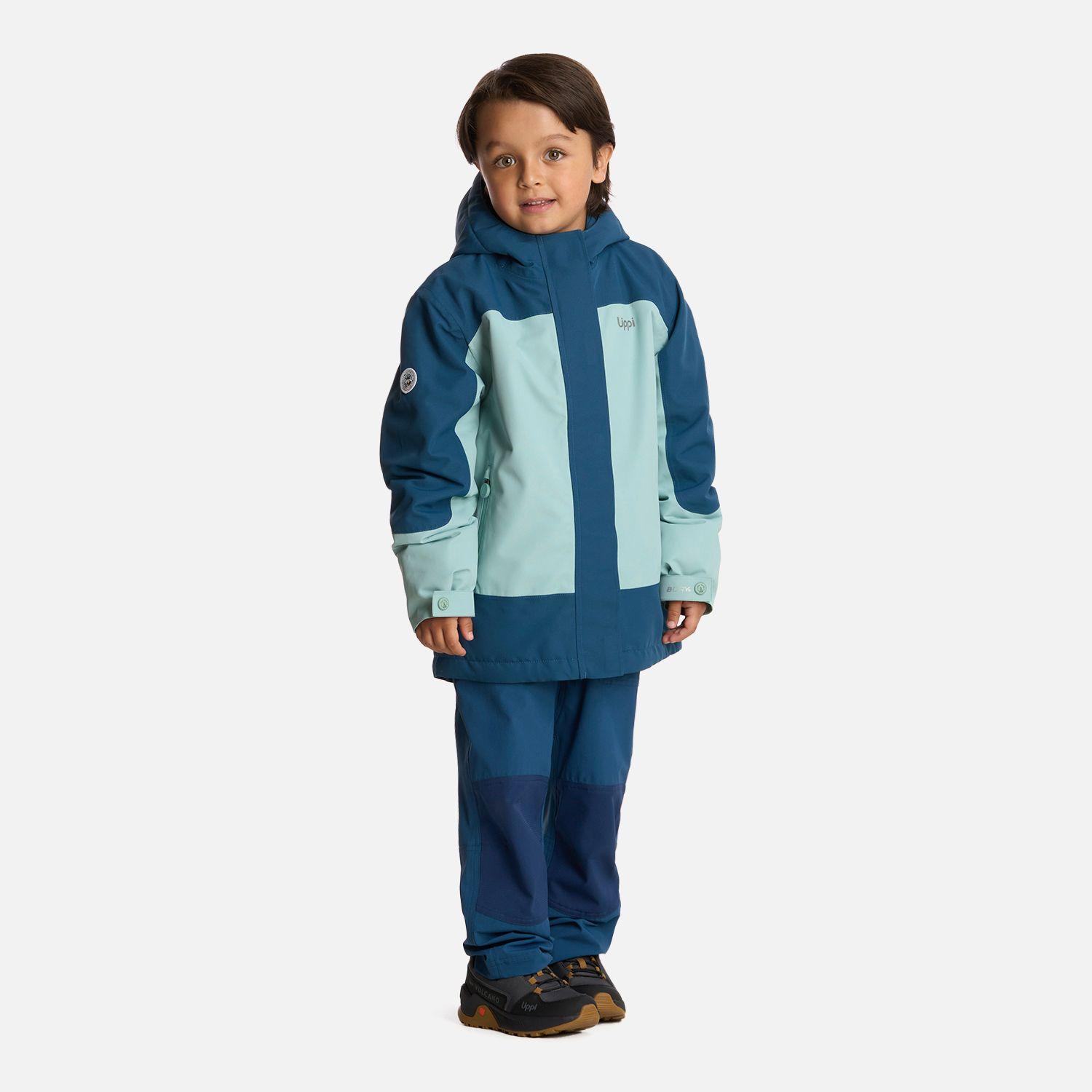 Chaqueta Niño Andes B-dry Hoody Jacket Azul Piedra Lippi-7