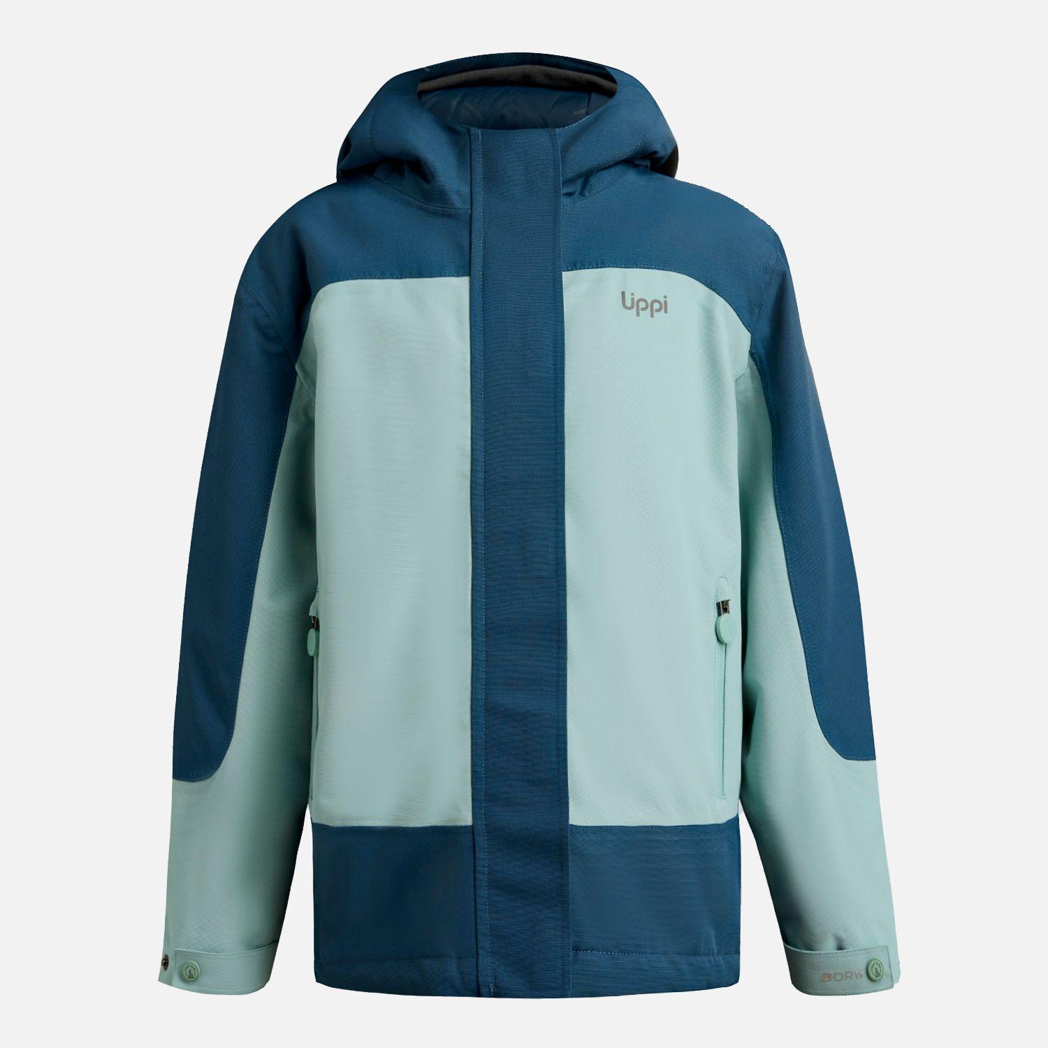 Chaqueta Niño Andes B-dry Hoody Jacket Azul Piedra Lippi-8