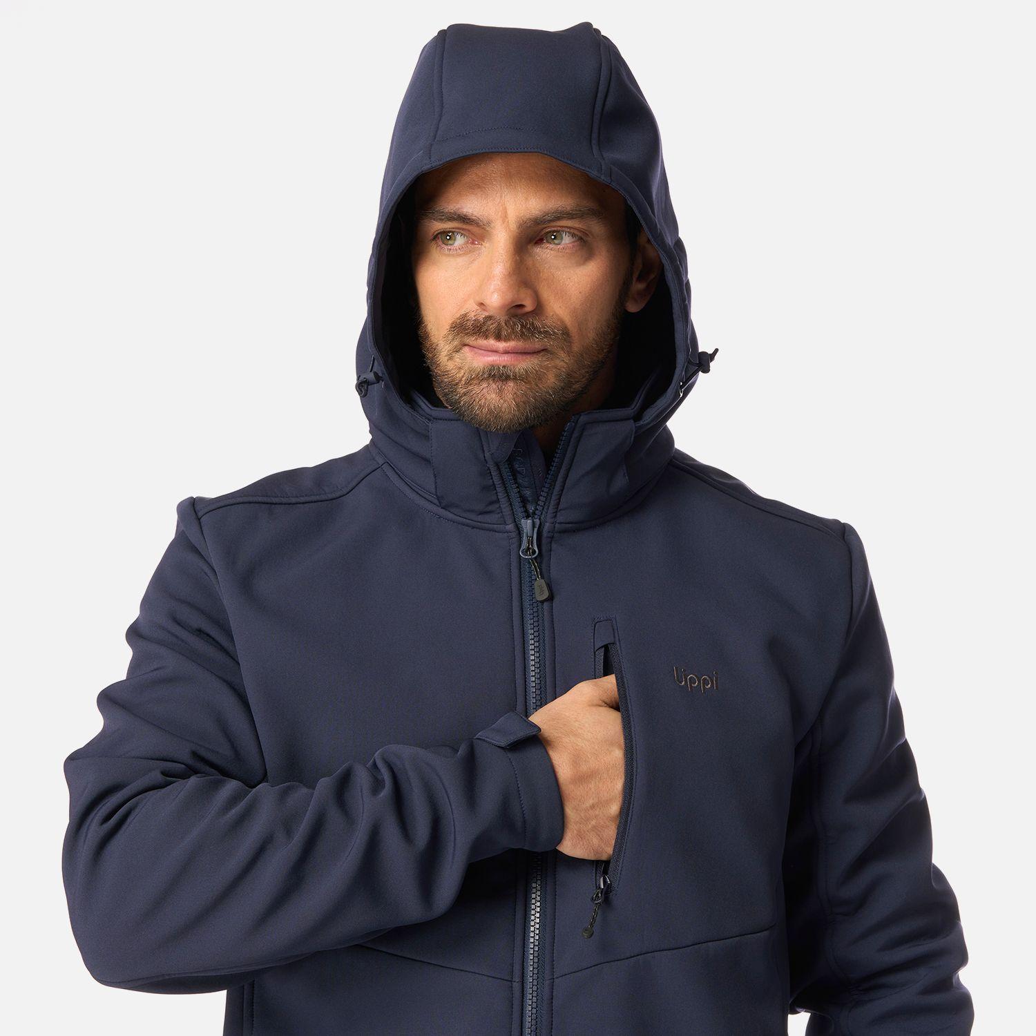 Chaqueta Hombre Macaya Softshell Hoody Jacket Azul Marino Lippi-4
