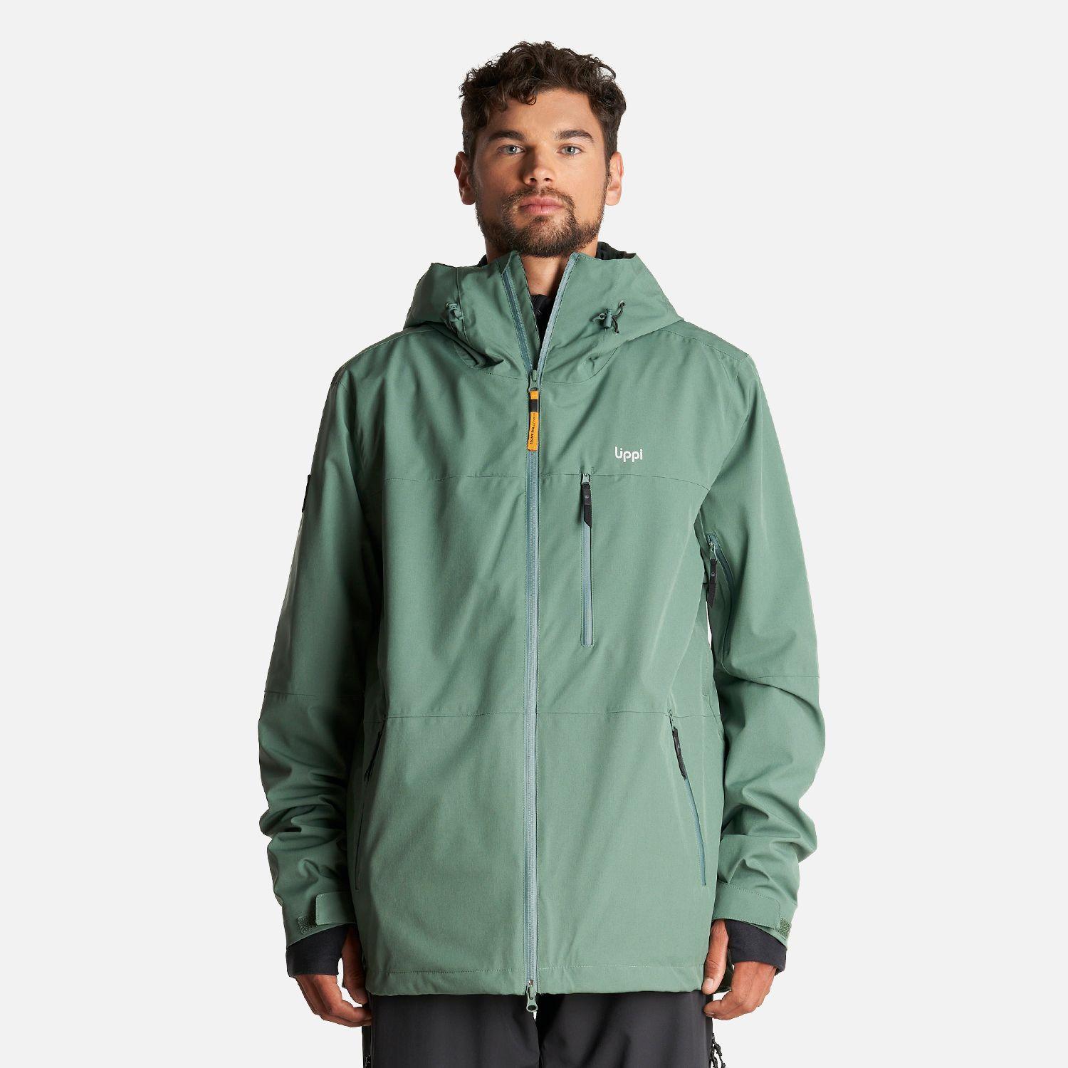 Chaqueta Hombre Sierra Nevada B-Dry Light Hoody Jacket Verde Botella Lippi-1