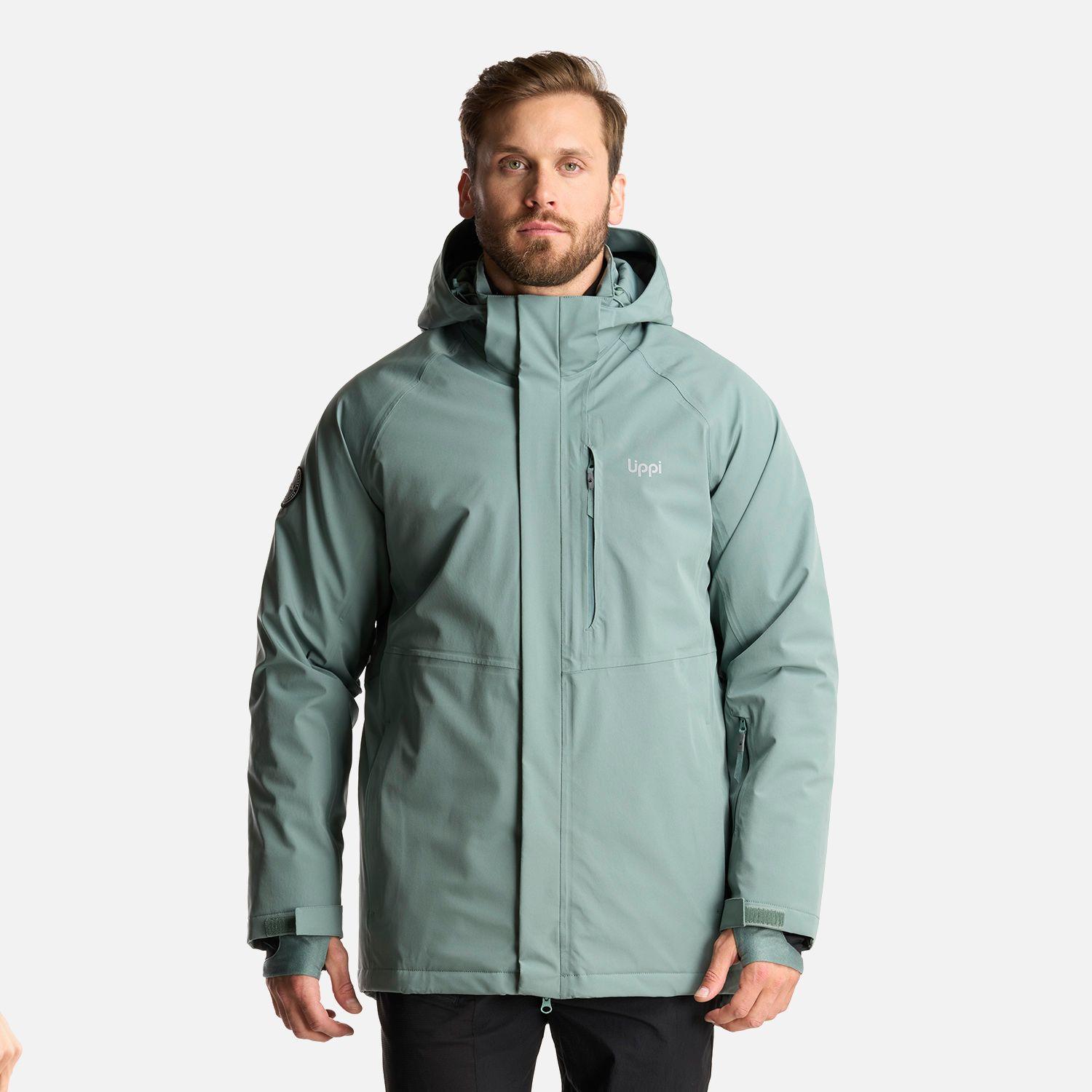 Chaqueta Hombre Andes B-Dry Hoody Jacket Jade Oscuro Lippi-1