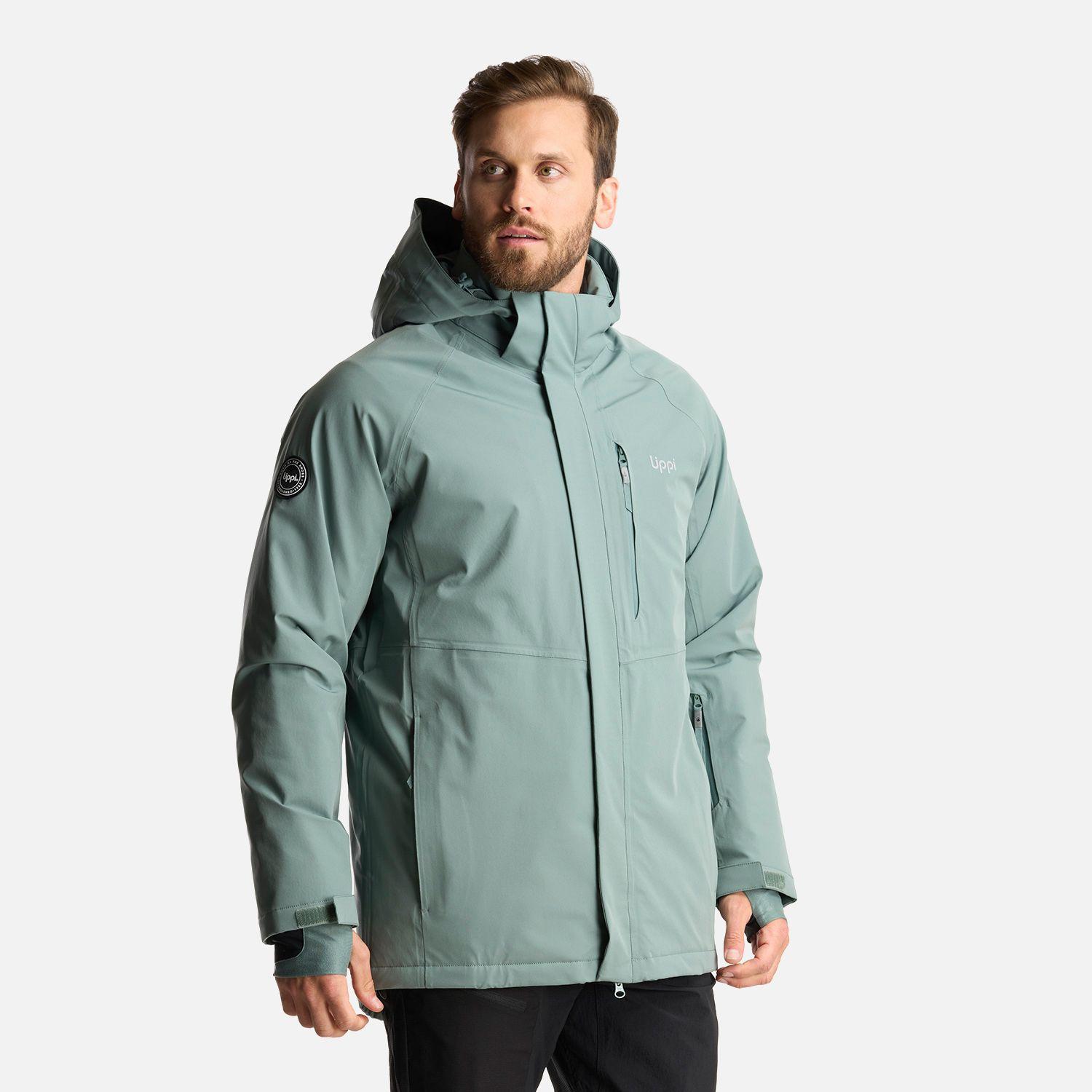 Chaqueta Hombre Andes B-Dry Hoody Jacket Jade Oscuro Lippi-2