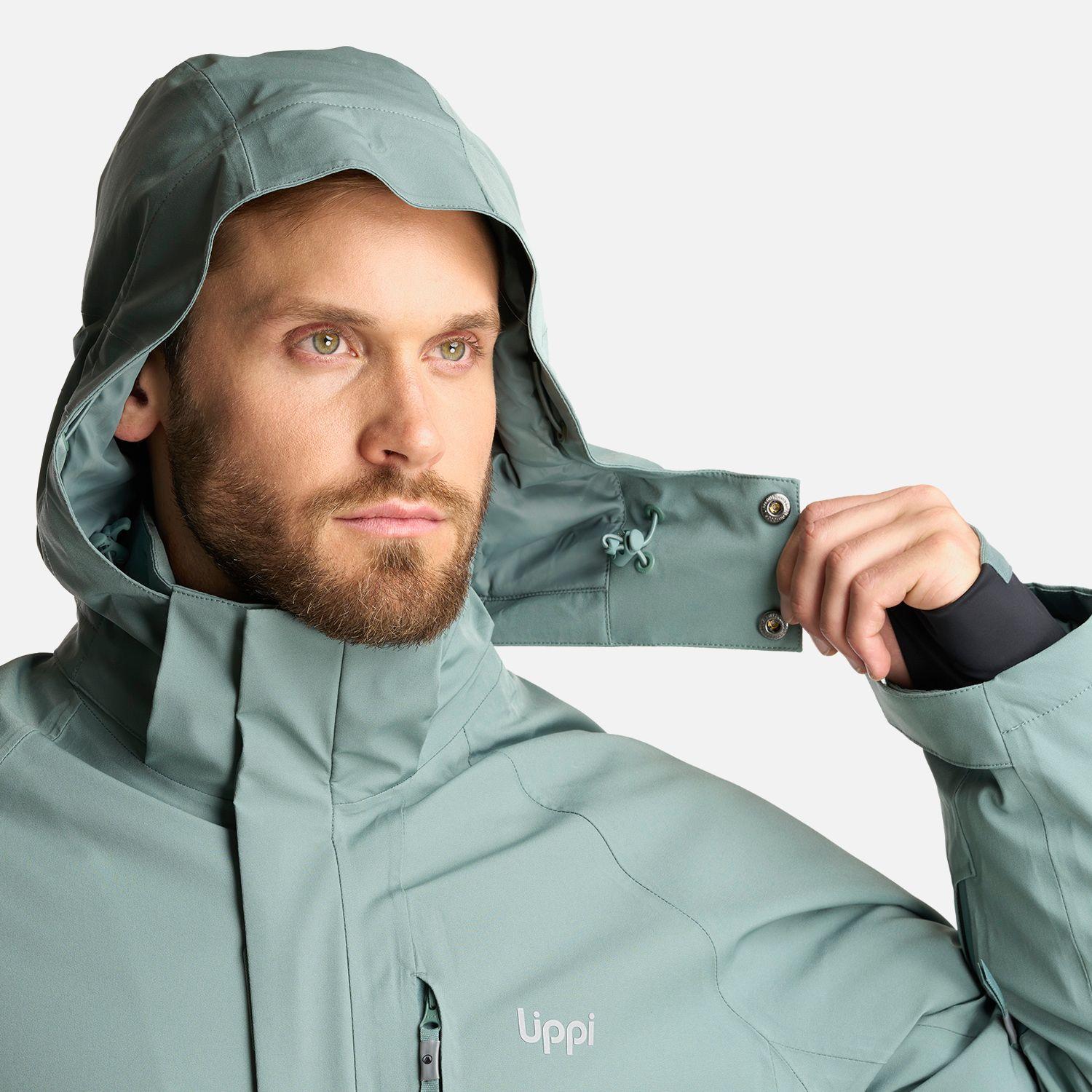 Chaqueta Hombre Andes B-Dry Hoody Jacket Jade Oscuro Lippi-7