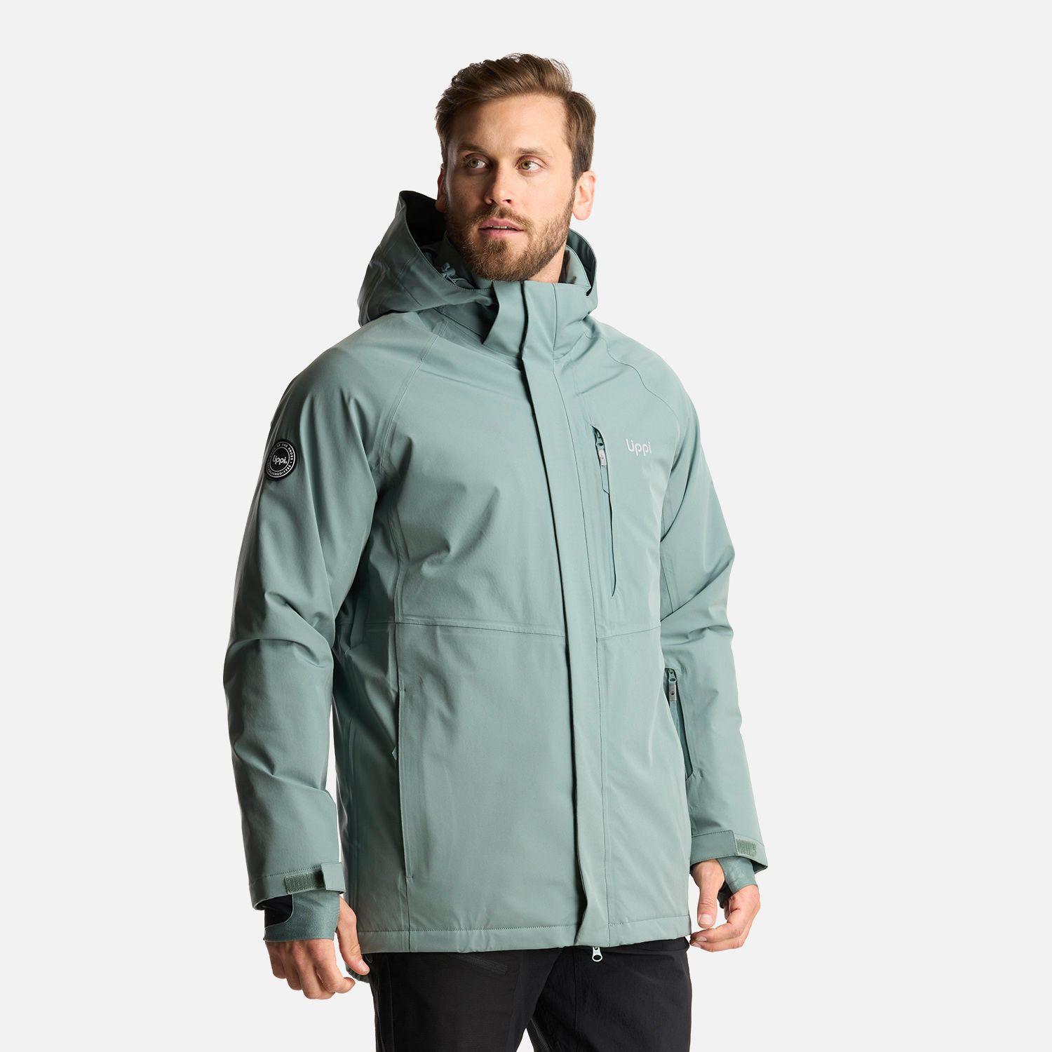 Chaqueta Hombre Andes B-Dry Hoody Jacket Jade Oscuro Lippi-1
