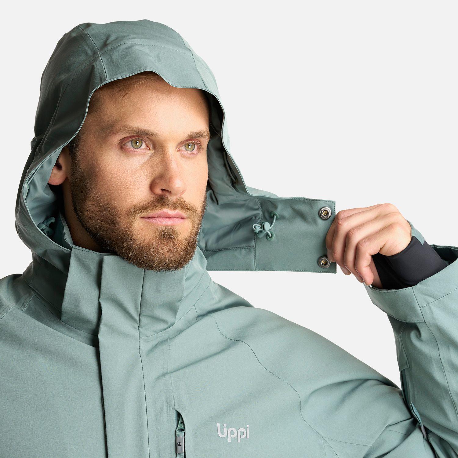 Chaqueta Hombre Andes B-Dry Hoody Jacket Jade Oscuro Lippi-6
