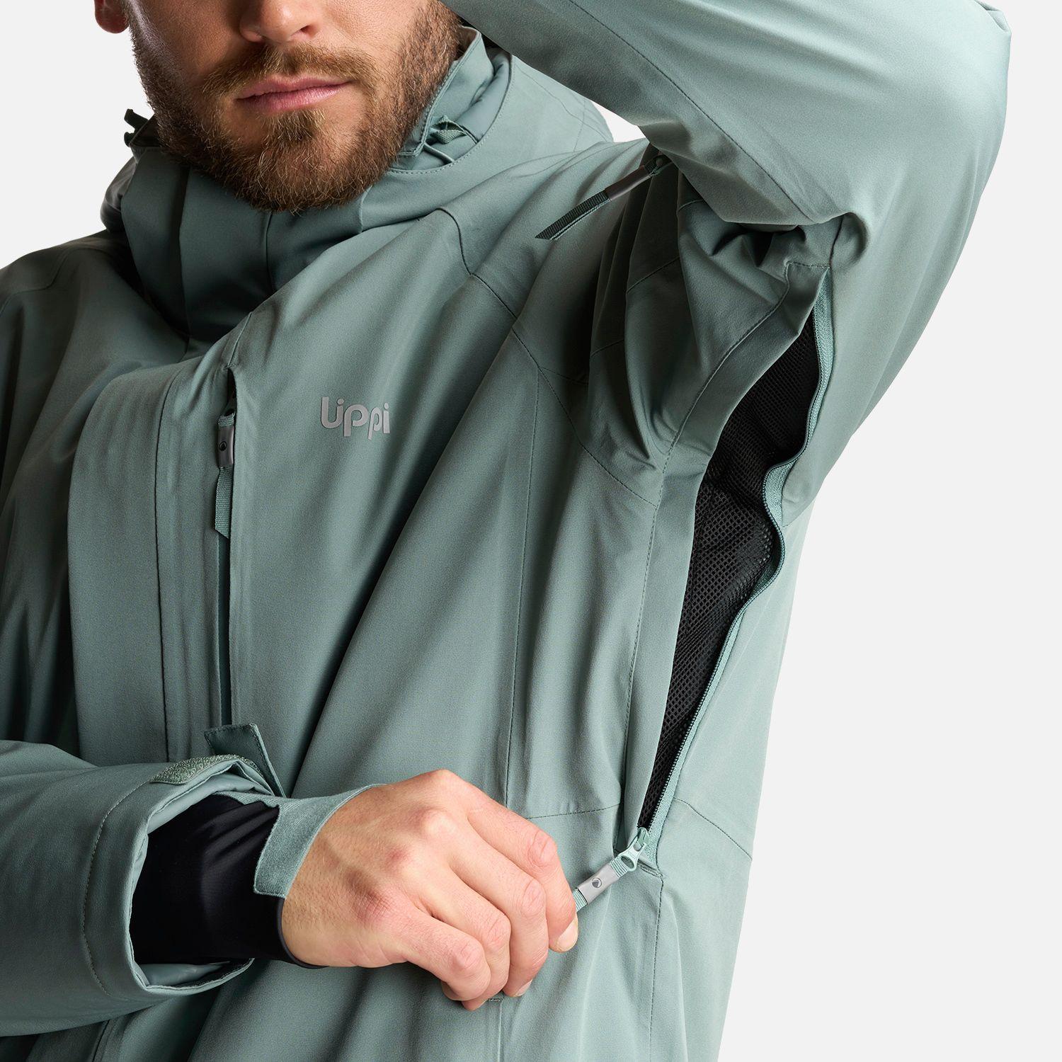 Chaqueta Hombre Andes B-Dry Hoody Jacket Jade Oscuro Lippi-9