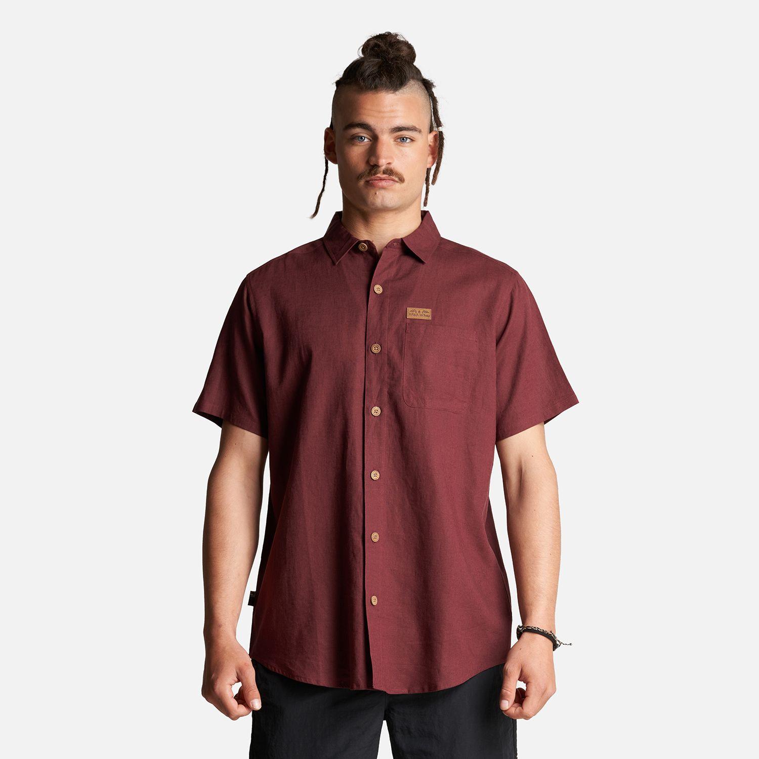 Camisa Hombre Linaje Burdeo Haka Honu-1