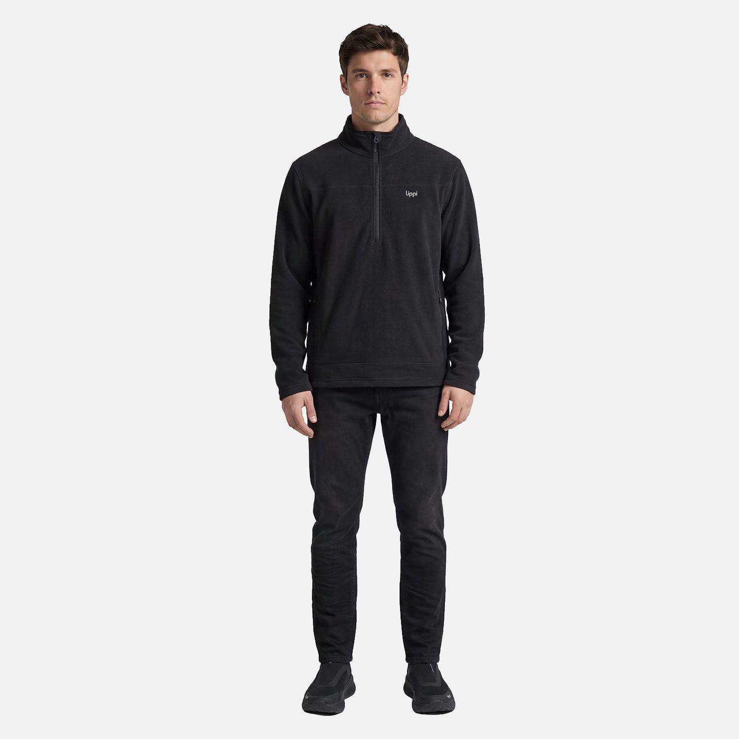 Polar Hombre Elemental Therm-Pro 1/4 Zip Negro Lippi V27-4