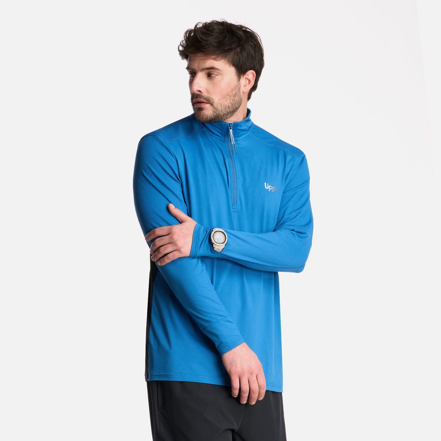 Polerón Hombre Puerto Trucco 1/4 Zip Azul Lippi V25-1