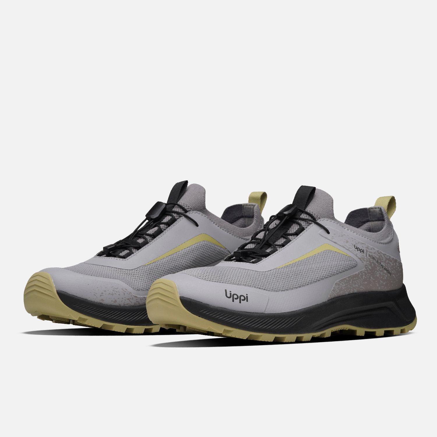 Zapatilla Hombre Light Knit Gris / Amarillo Lippi I26-3