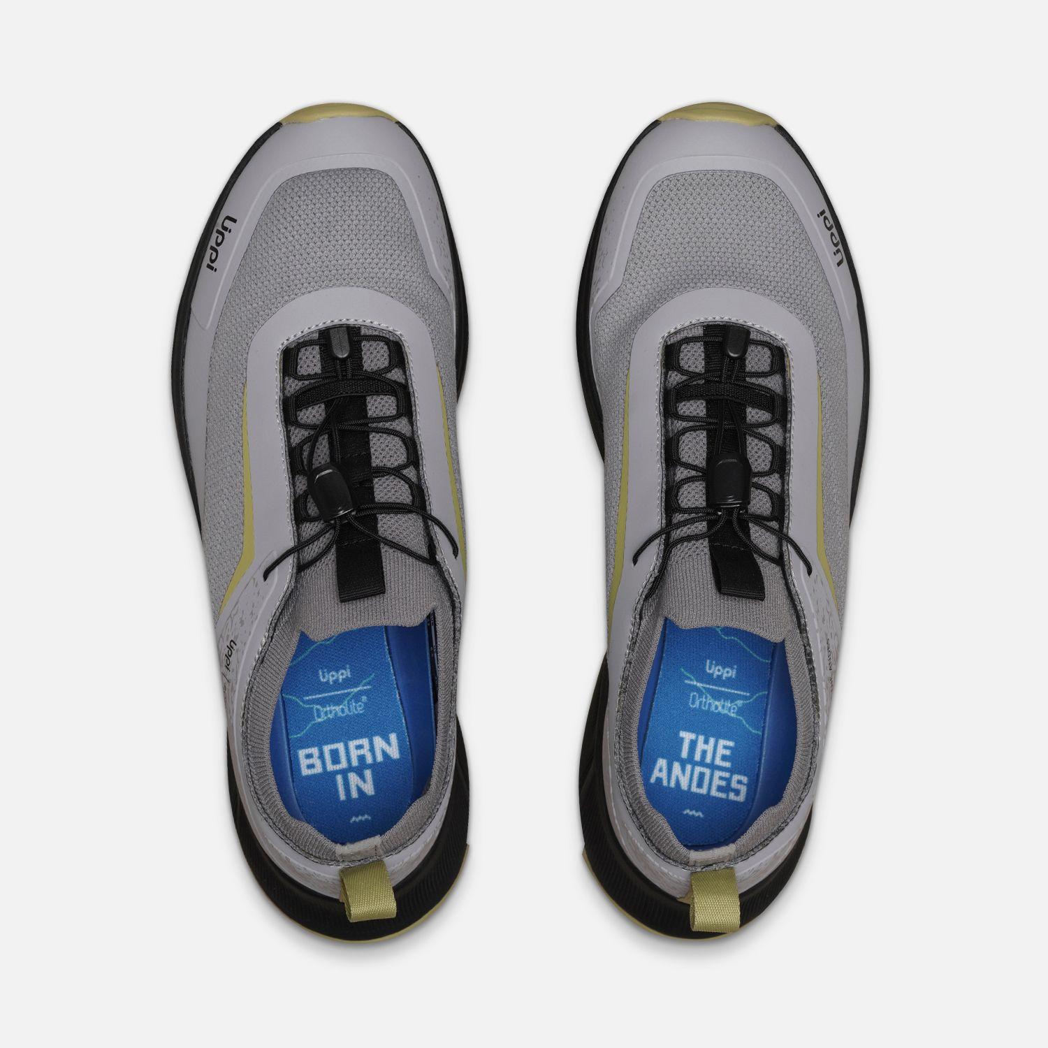 Zapatilla Hombre Light Knit Gris / Amarillo Lippi I26-5