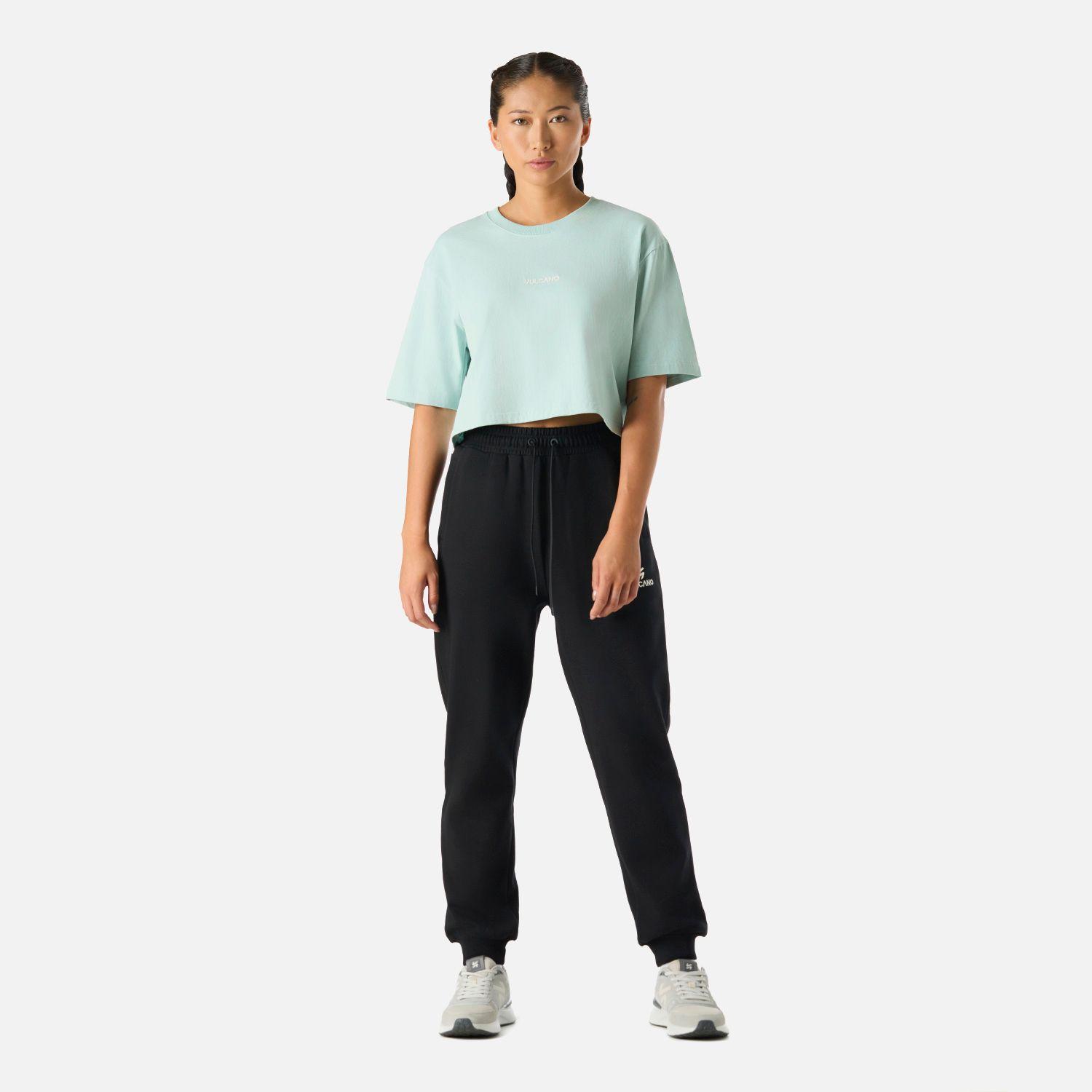 Polera Mujer Cool Down Crop T-Shirt Jade Vulcano-5