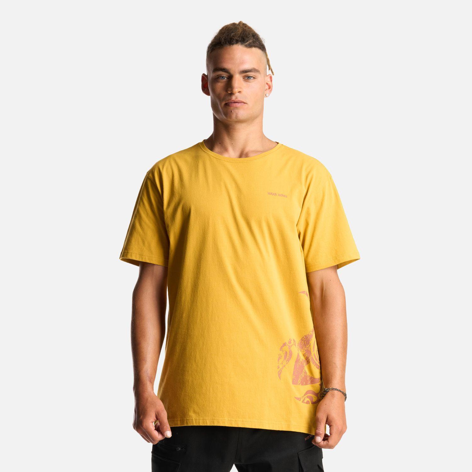 Polera Hombre Haka Mostaza Haka Honu-1