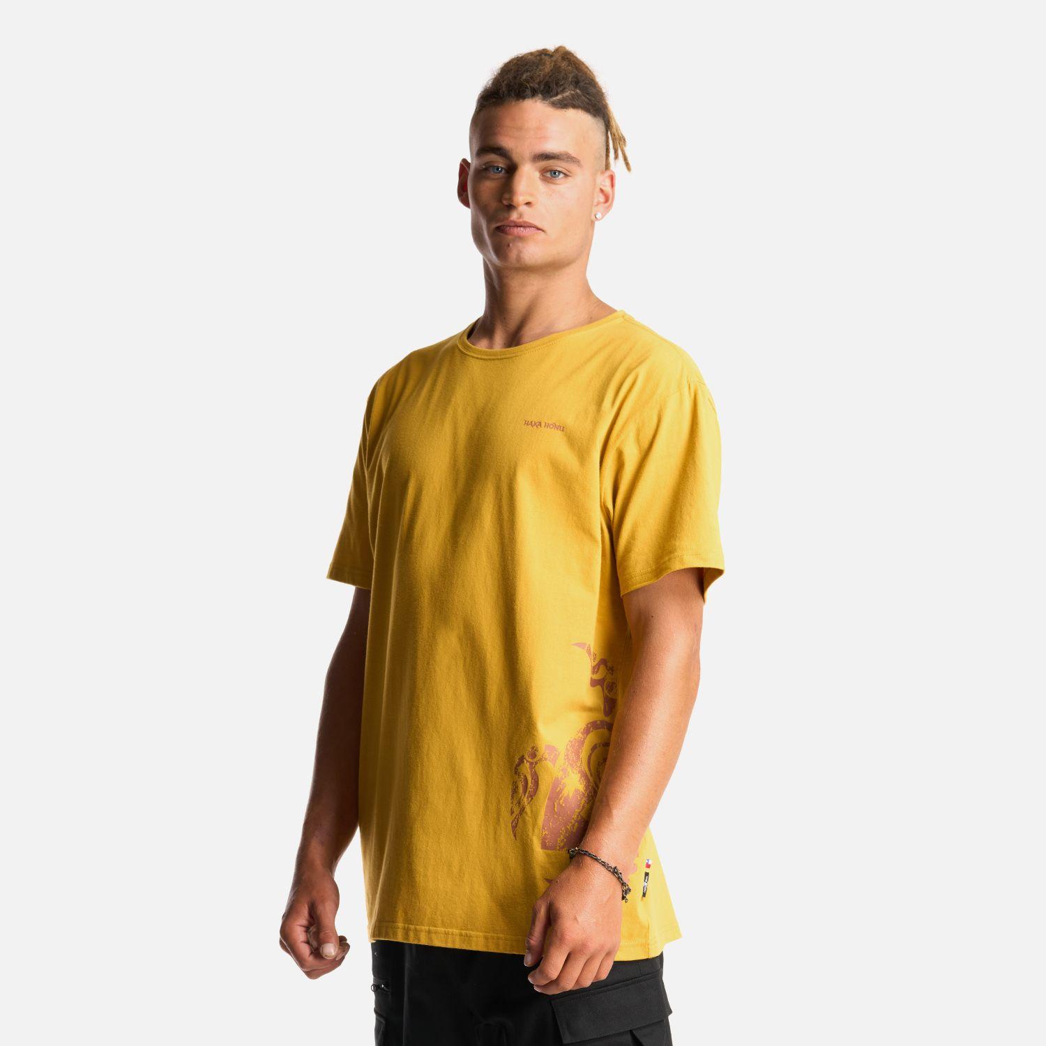 Polera Hombre Haka Mostaza Haka Honu-2