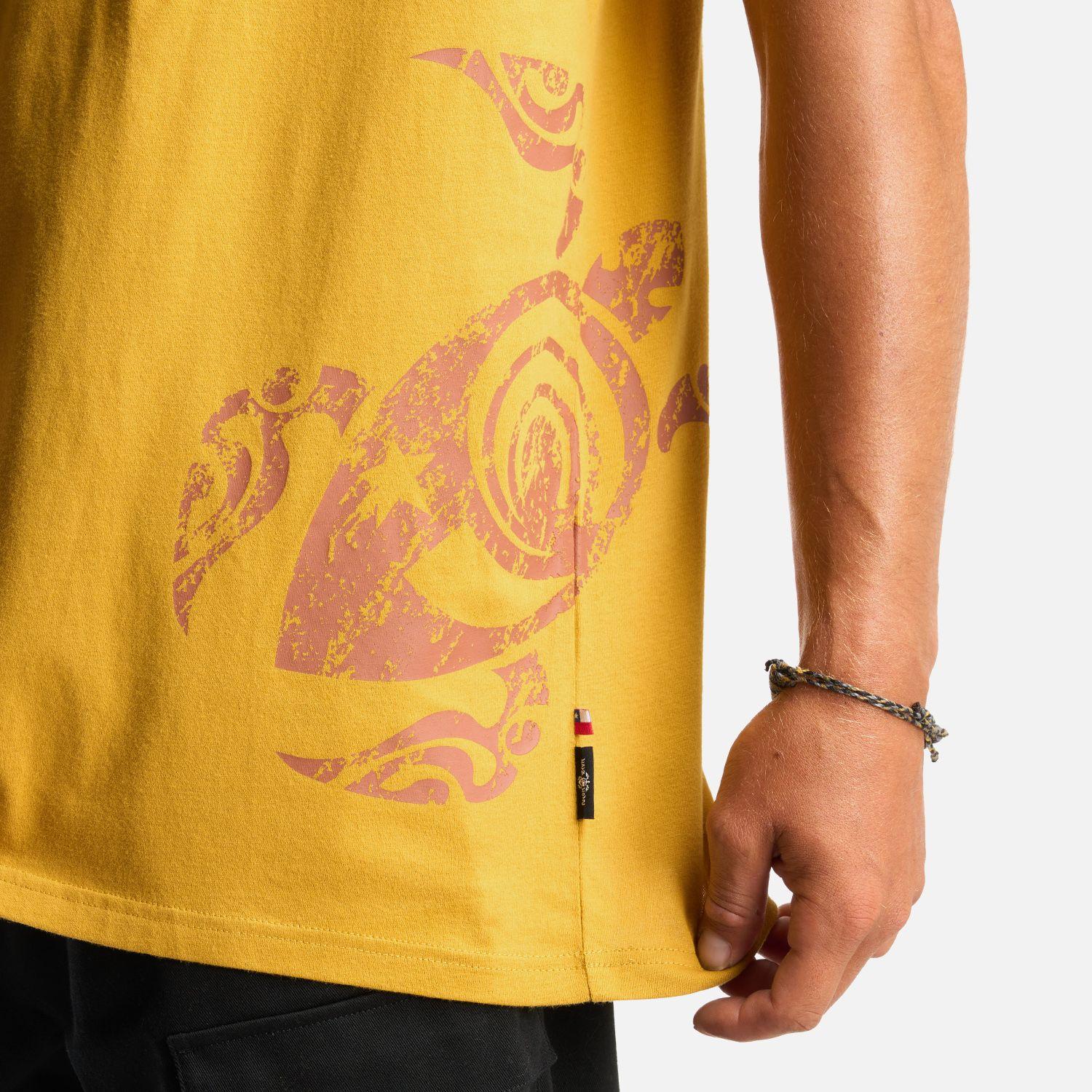 Polera Hombre Haka Mostaza Haka Honu-4