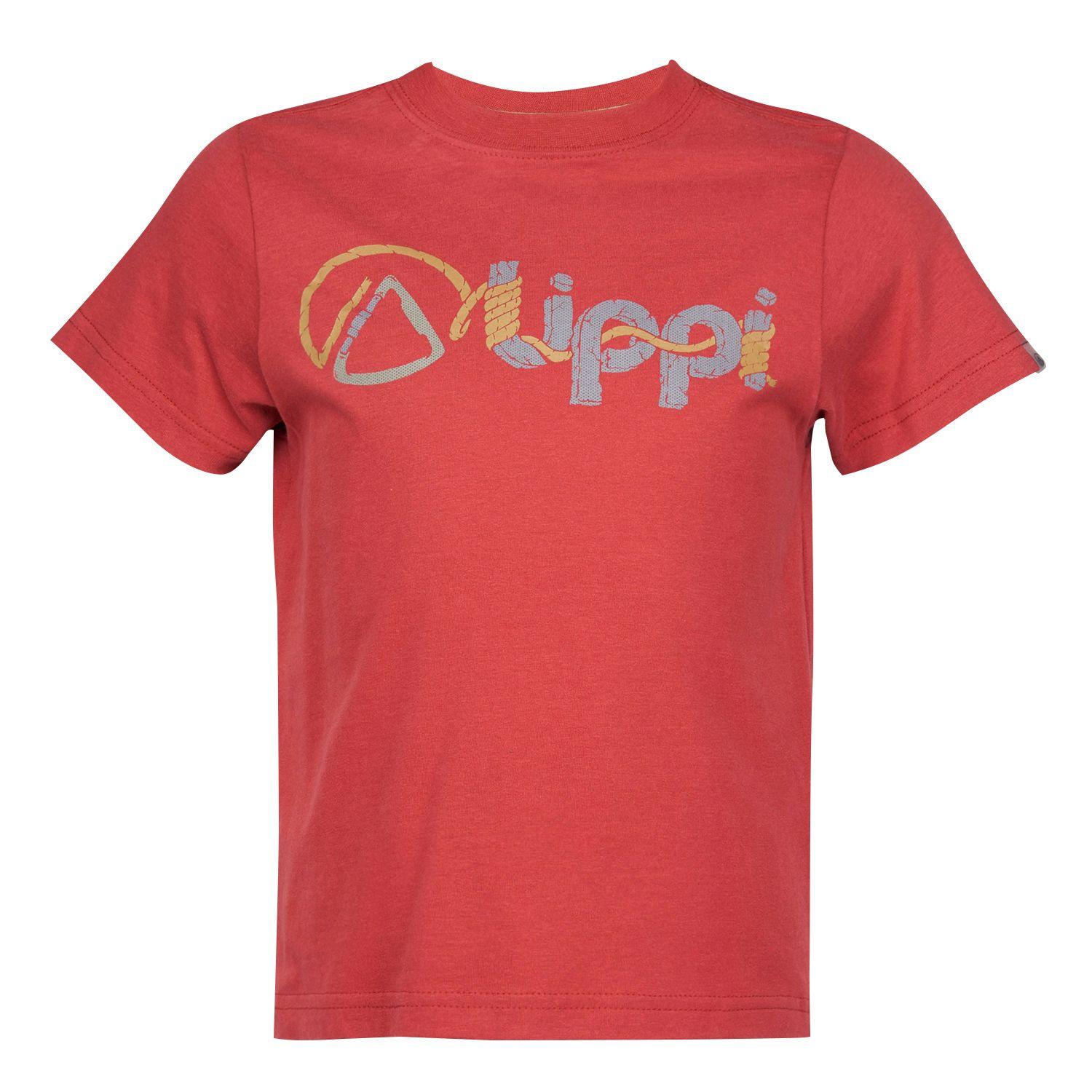 Polera Niño Logo Lippi UV-Stop T-Shirt Terracota Lippi V21-0