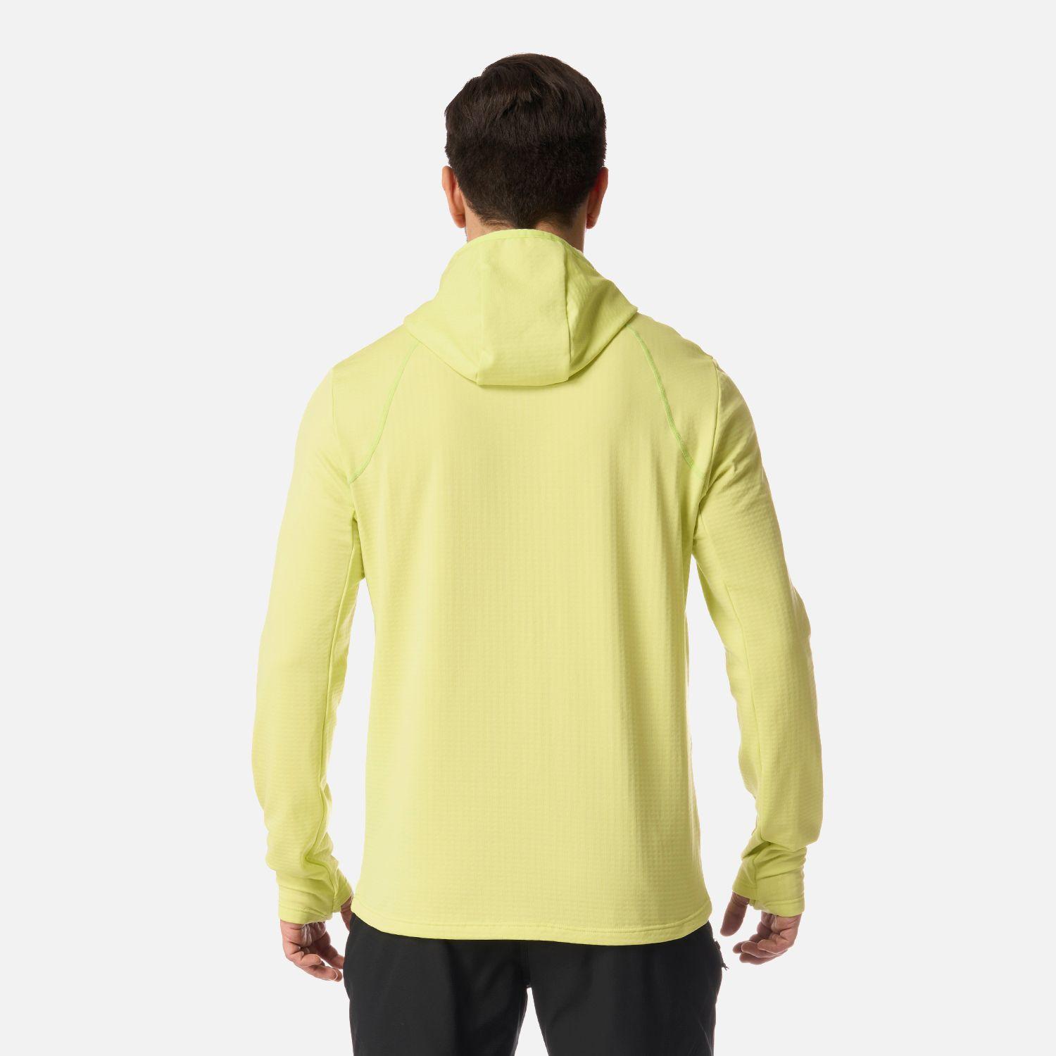 Polerón Hombre Viedma 1000 Nano-F 1/4 Zip Hoody Verde Lima Lippi-2