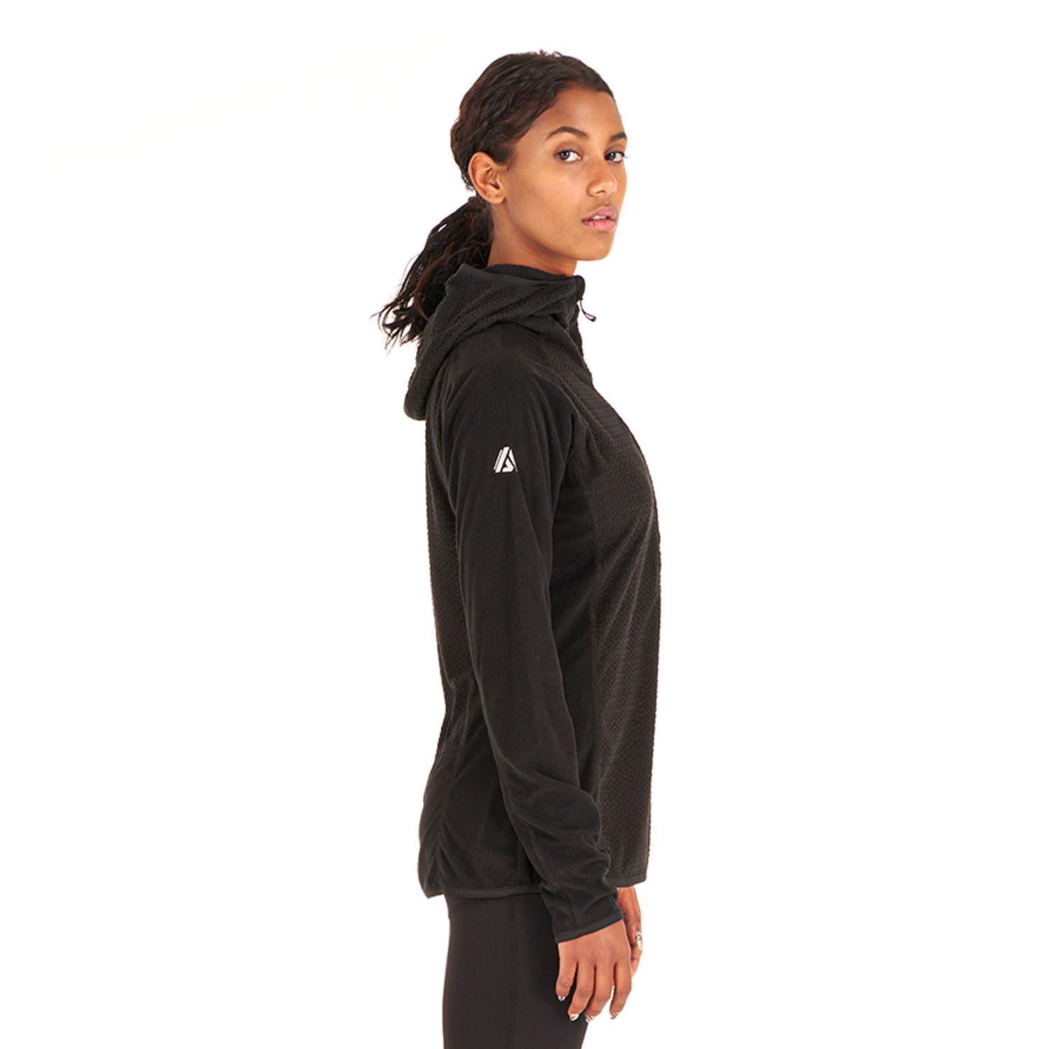 Poleron Mujer Jacaranda Mountain Nano-F 14 Zip Hoody Negro Lippi-3