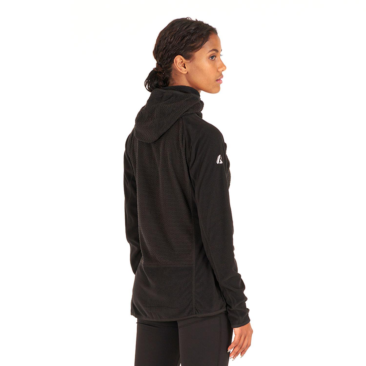 Poleron Mujer Jacaranda Mountain Nano-F 14 Zip Hoody Negro Lippi-4