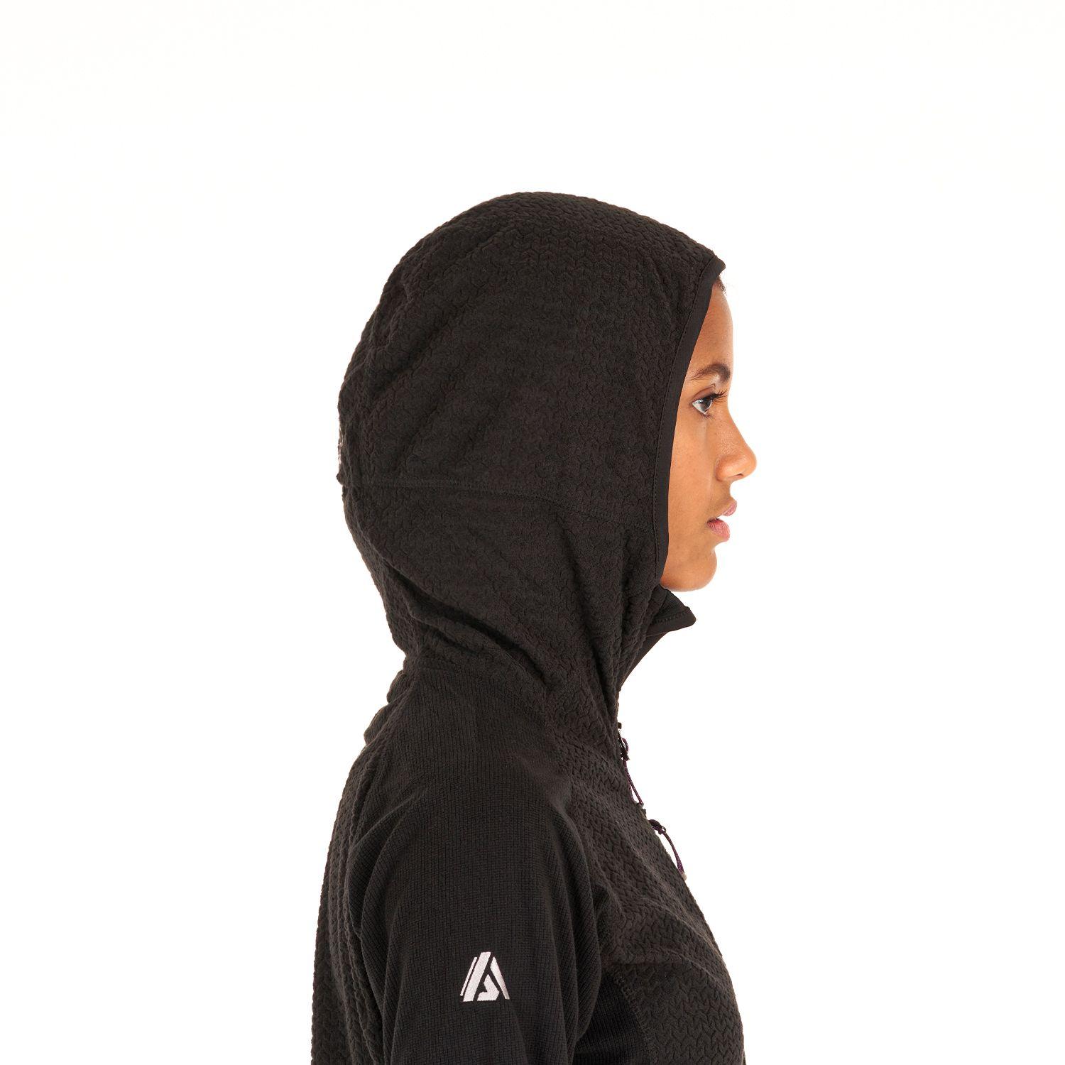 Poleron Mujer Jacaranda Mountain Nano-F 14 Zip Hoody Negro Lippi-7