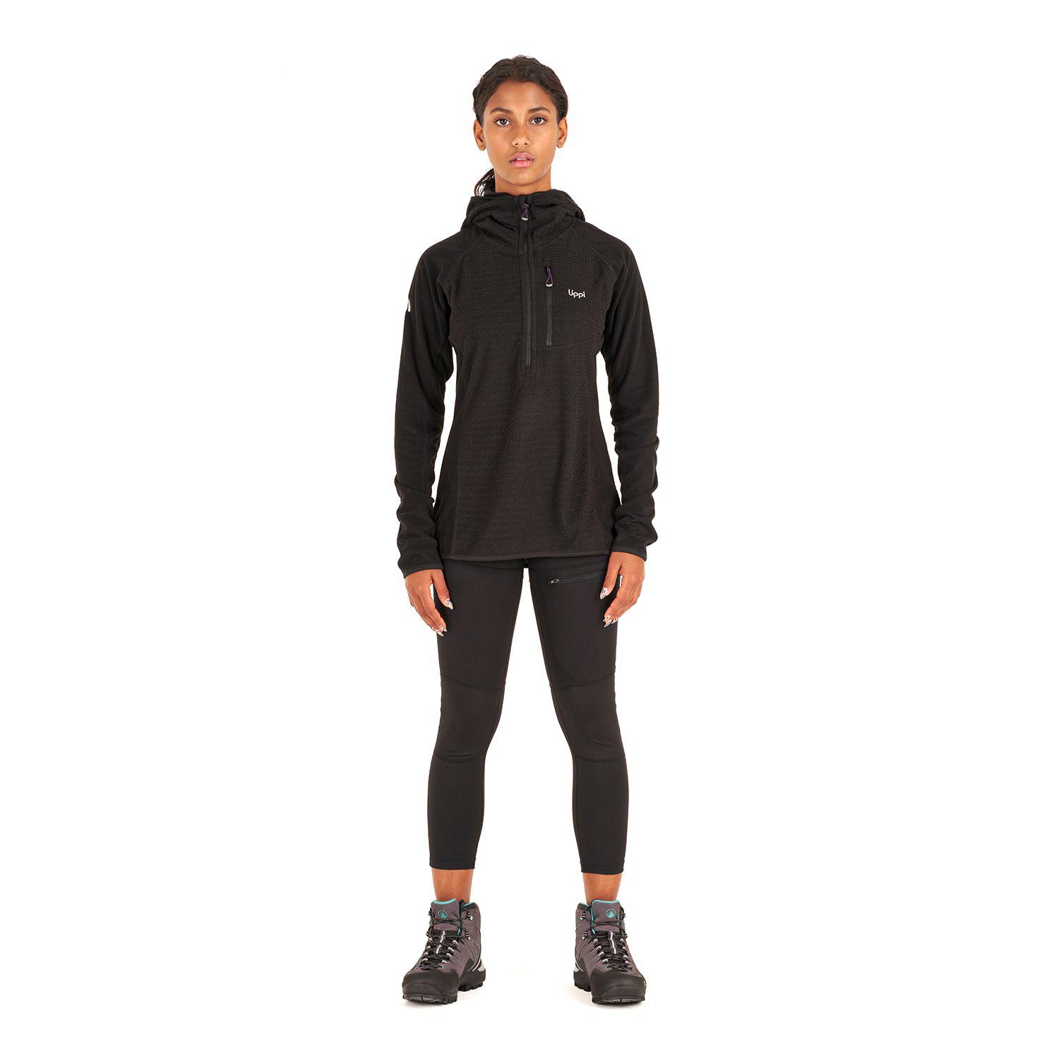 Poleron Mujer Jacaranda Mountain Nano-F 14 Zip Hoody Negro Lippi-8
