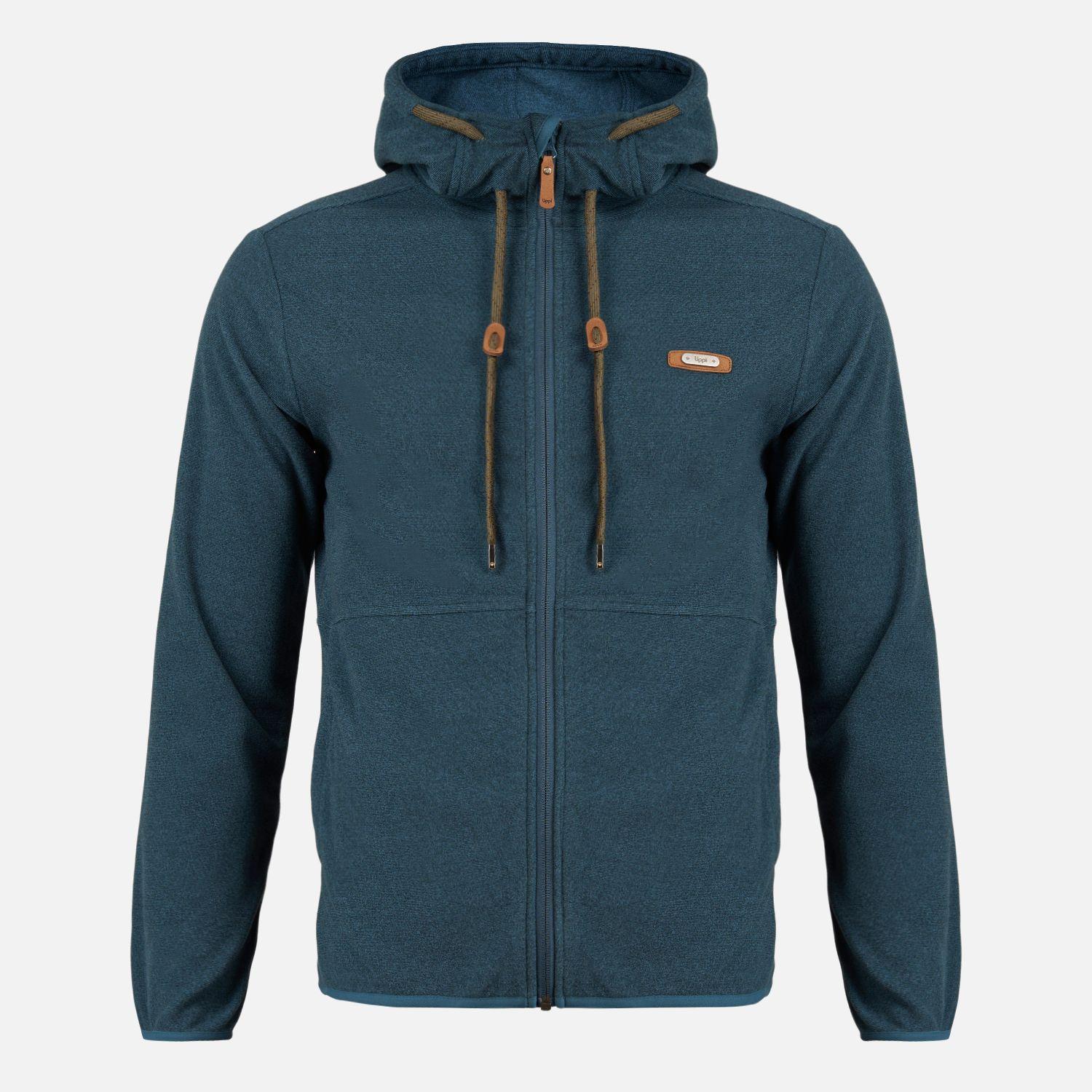 Poleron Teen Boy Stripes Nano-F Full Zip Hoody Azul Noche Lippi-0