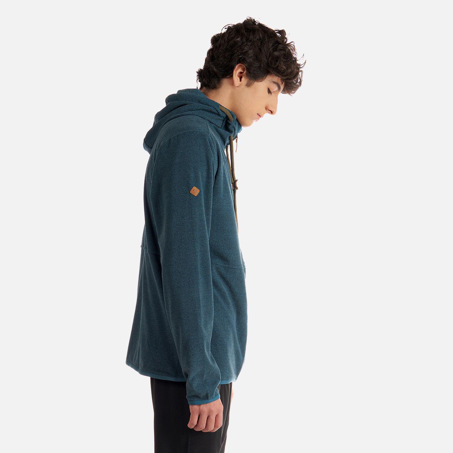 Poleron Teen Boy Stripes Nano-F Full Zip Hoody Azul Noche Lippi-3