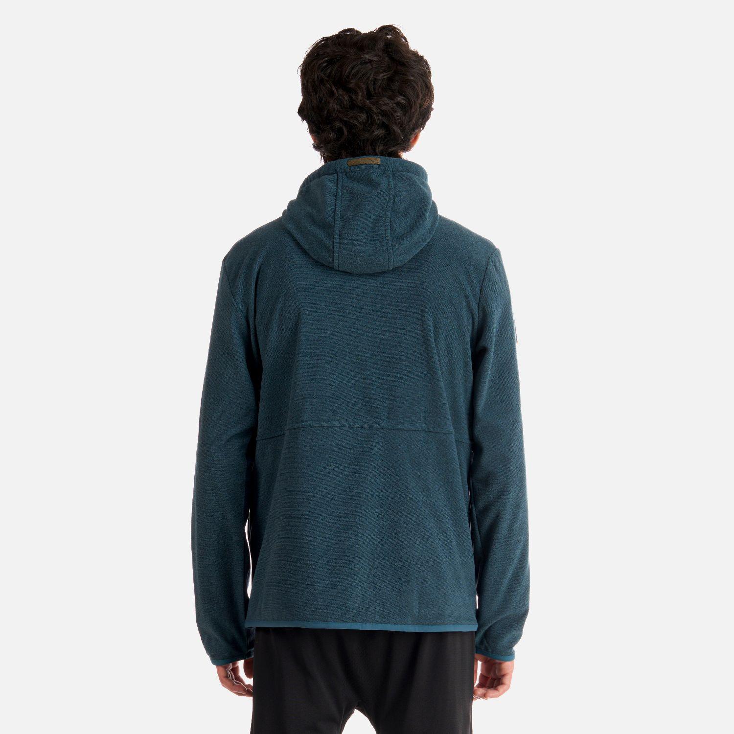 Poleron Teen Boy Stripes Nano-F Full Zip Hoody Azul Noche Lippi-4