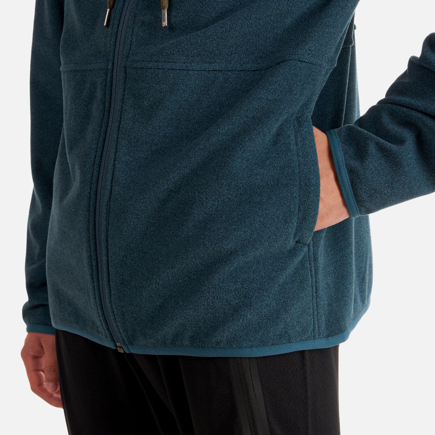 Poleron Teen Boy Stripes Nano-F Full Zip Hoody Azul Noche Lippi-6