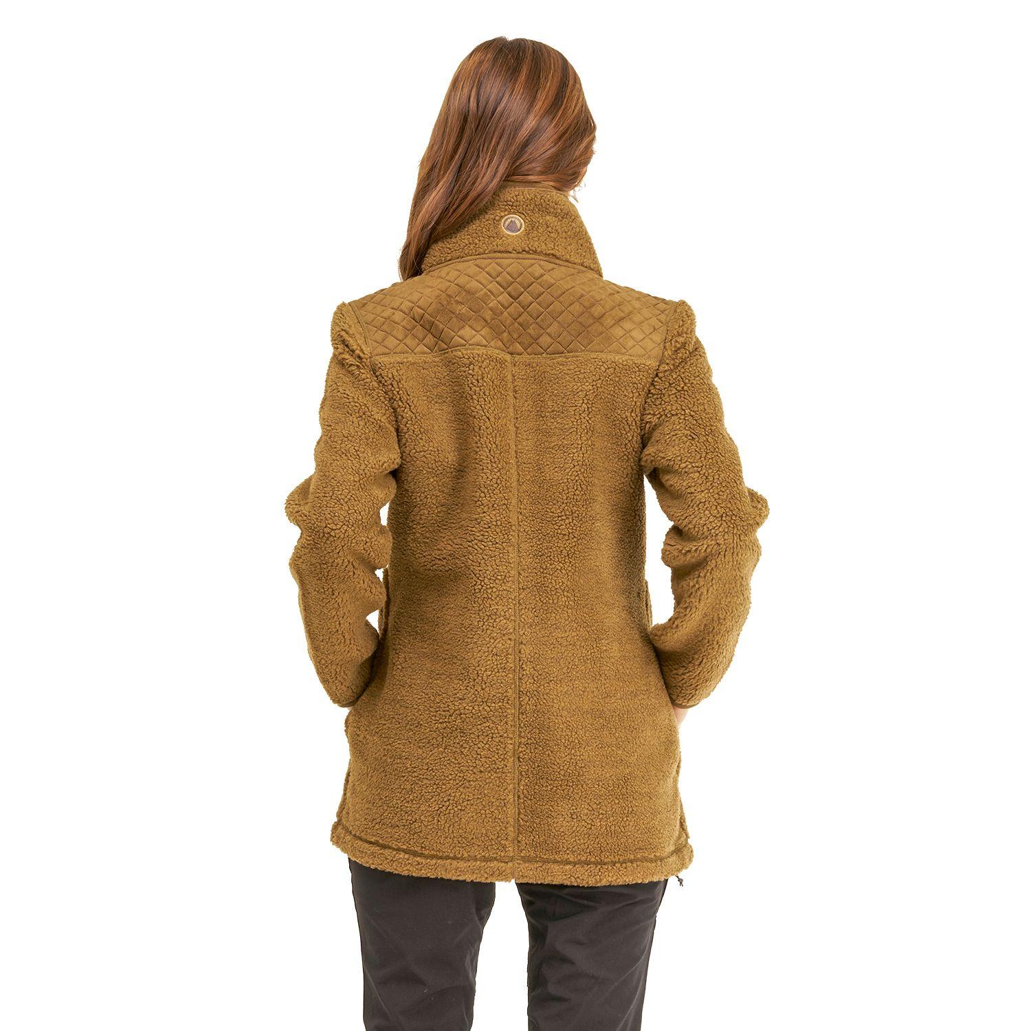 Chaqueta Mujer Valley Sherpa-Pro Hoody Jacket Mostaza Oscuro Lippi-3
