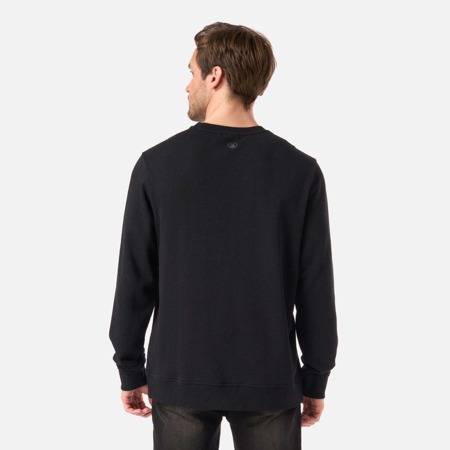Polerón Hombre Ulmo Mid Point Crewneck Sweatshirt Negro Lippi V26-2