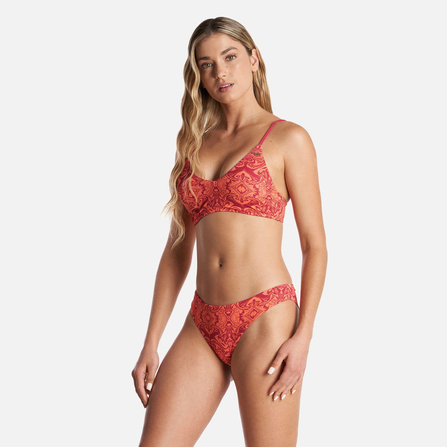 Traje de Baño Mujer Tuga Print Frambuesa Haka Honu-2