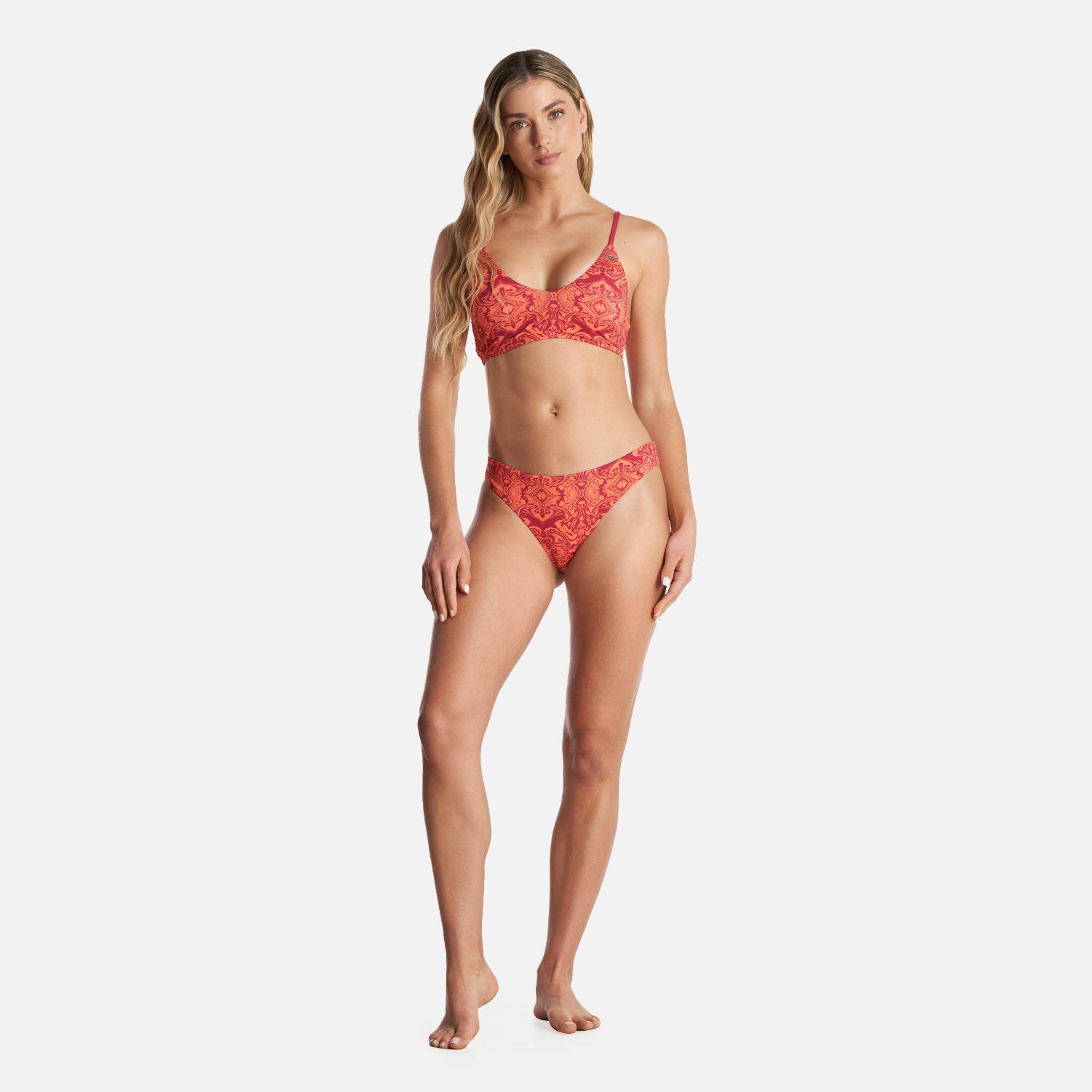 Traje de Baño Mujer Tuga Print Frambuesa Haka Honu-6