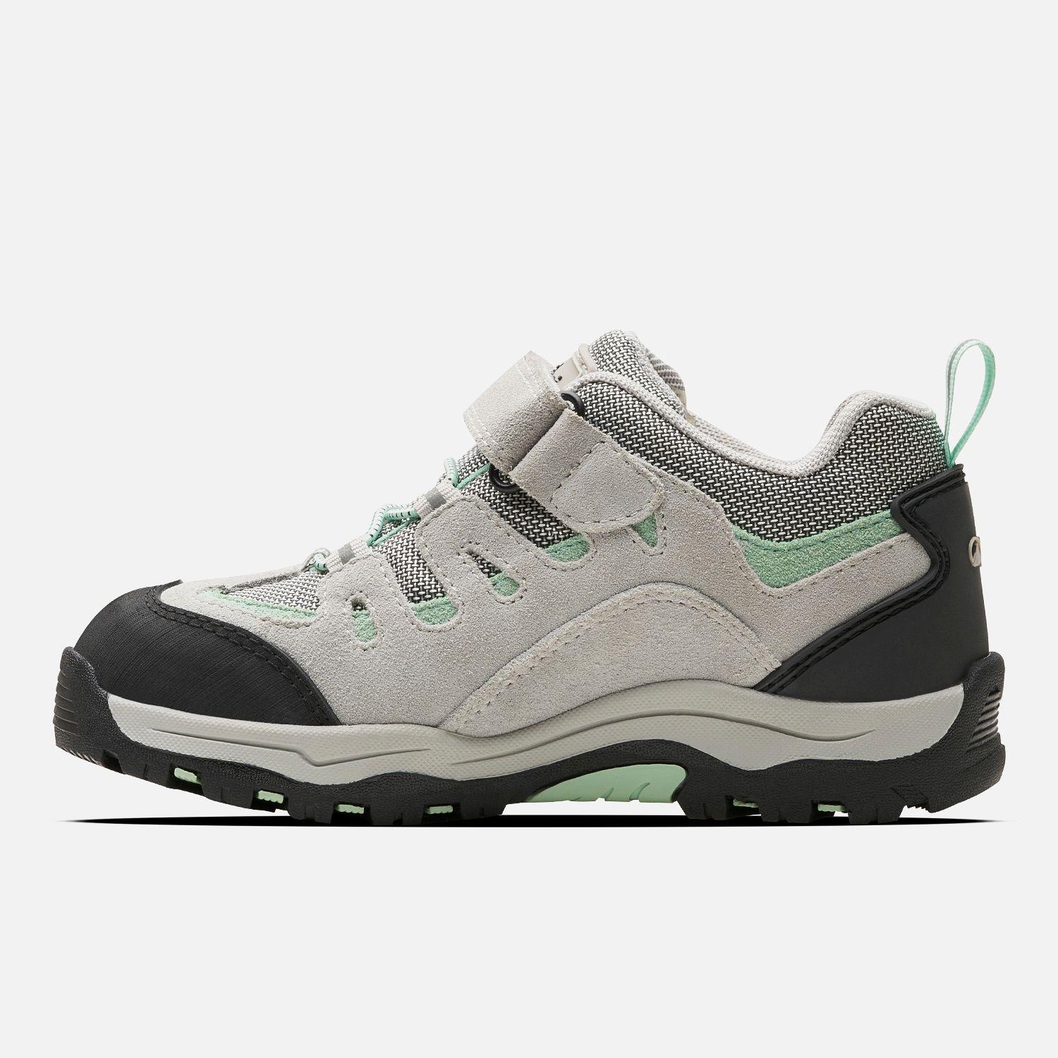 Zapato Niña  Puelo CS Low Velcro Gris Claro Verde Agua Lippi-1