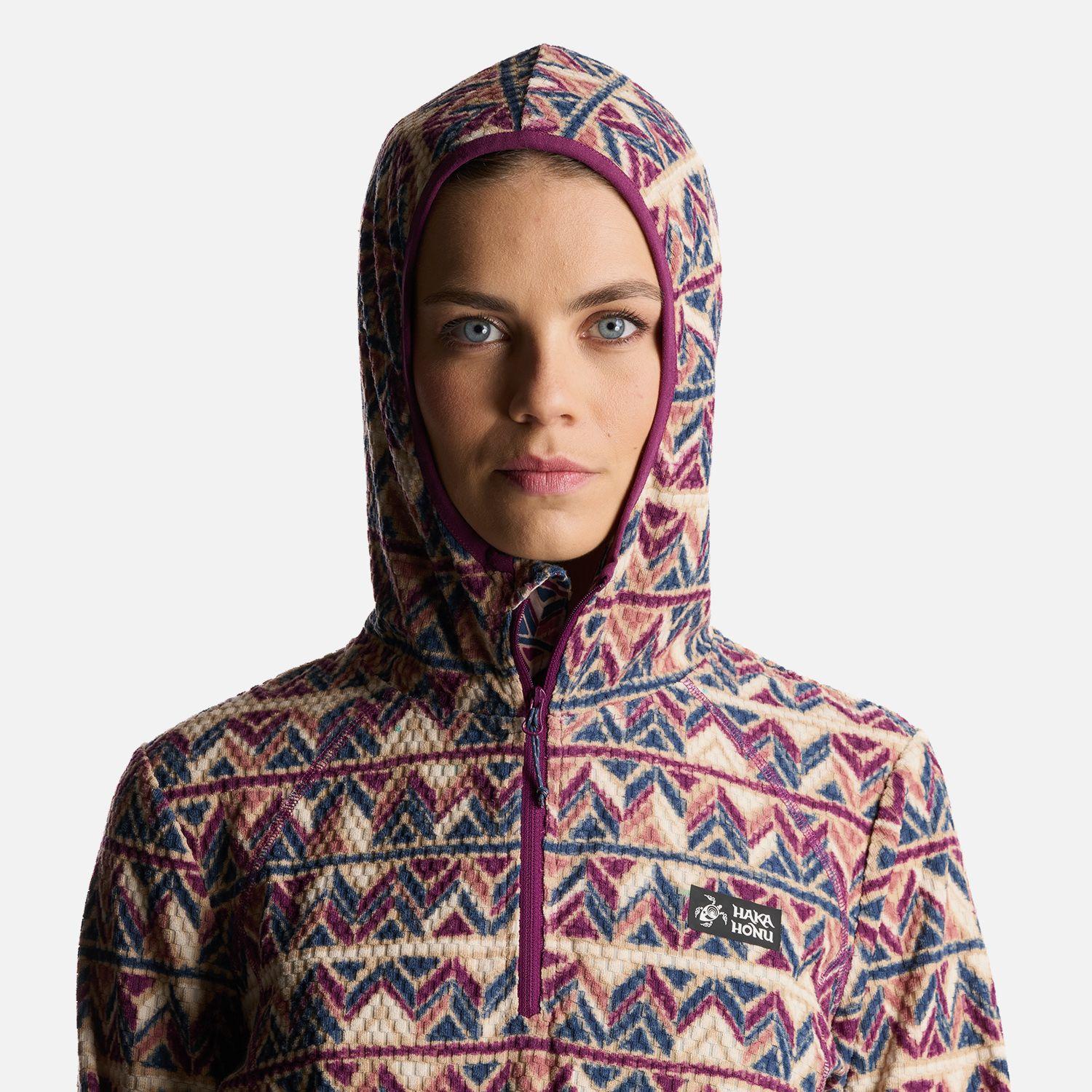 Poleron Mujer Taina Nui Print Rosa Haka Honu-3