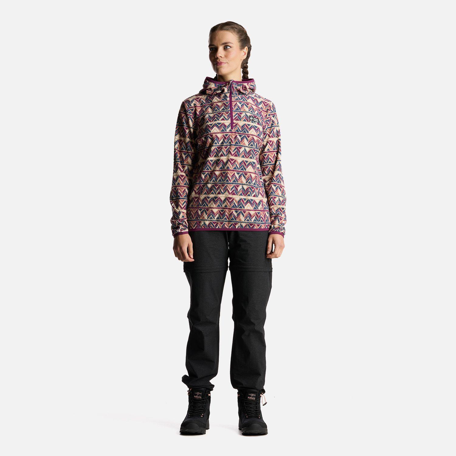 Poleron Mujer Taina Nui Print Rosa Haka Honu-4