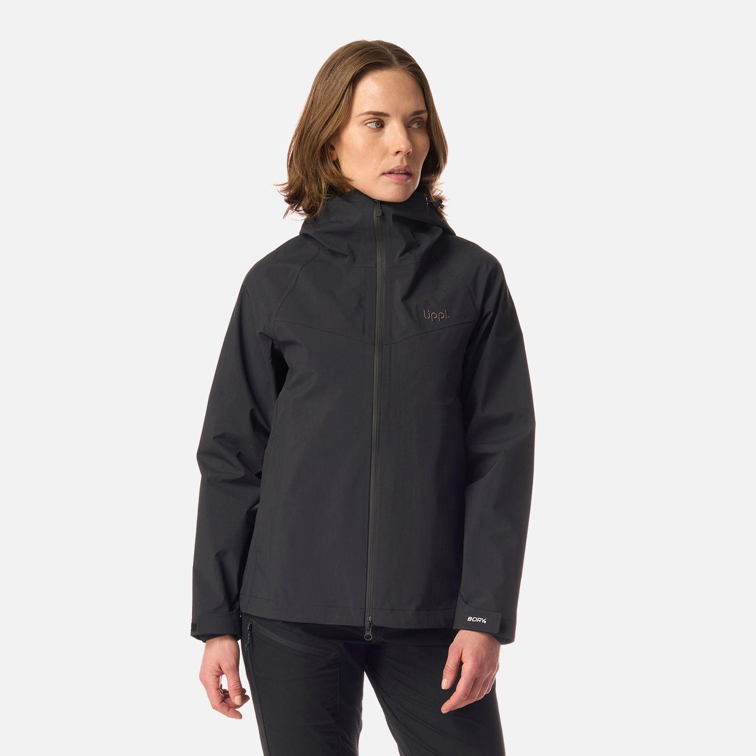 Chaqueta Mujer Alpine B-Dry Hoody Jacket Negro Lippi I26-0