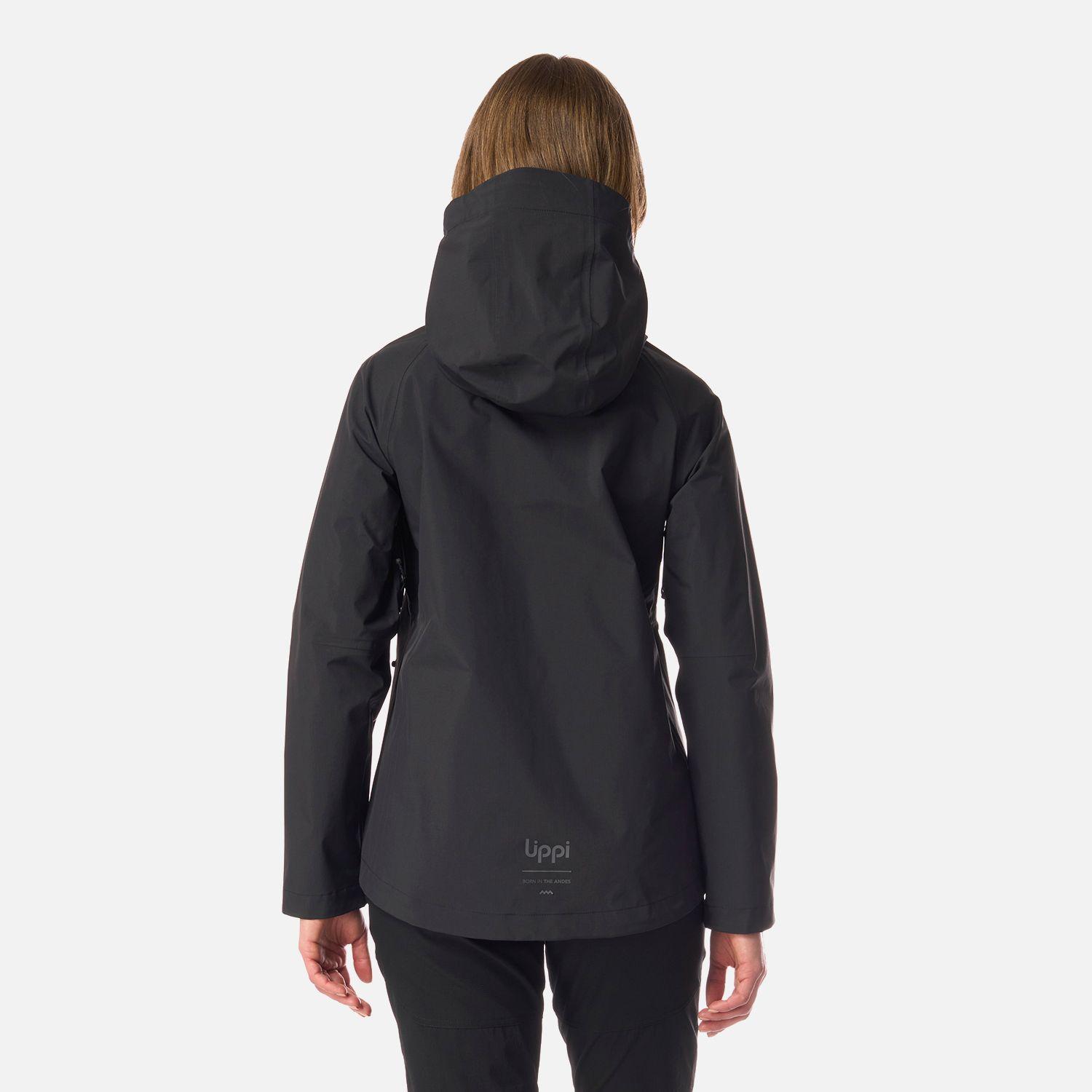 Chaqueta Mujer Alpine B-Dry Hoody Jacket Negro Lippi I26-2