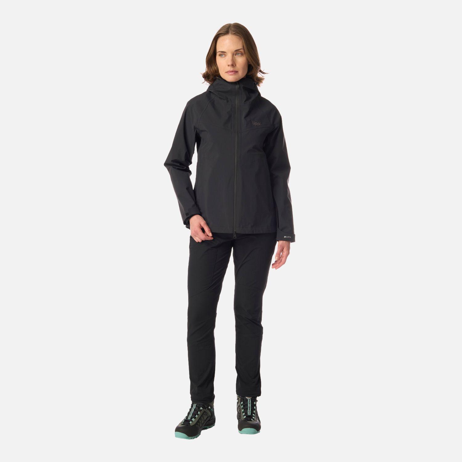 Chaqueta Mujer Alpine B-Dry Hoody Jacket Negro Lippi I26-9