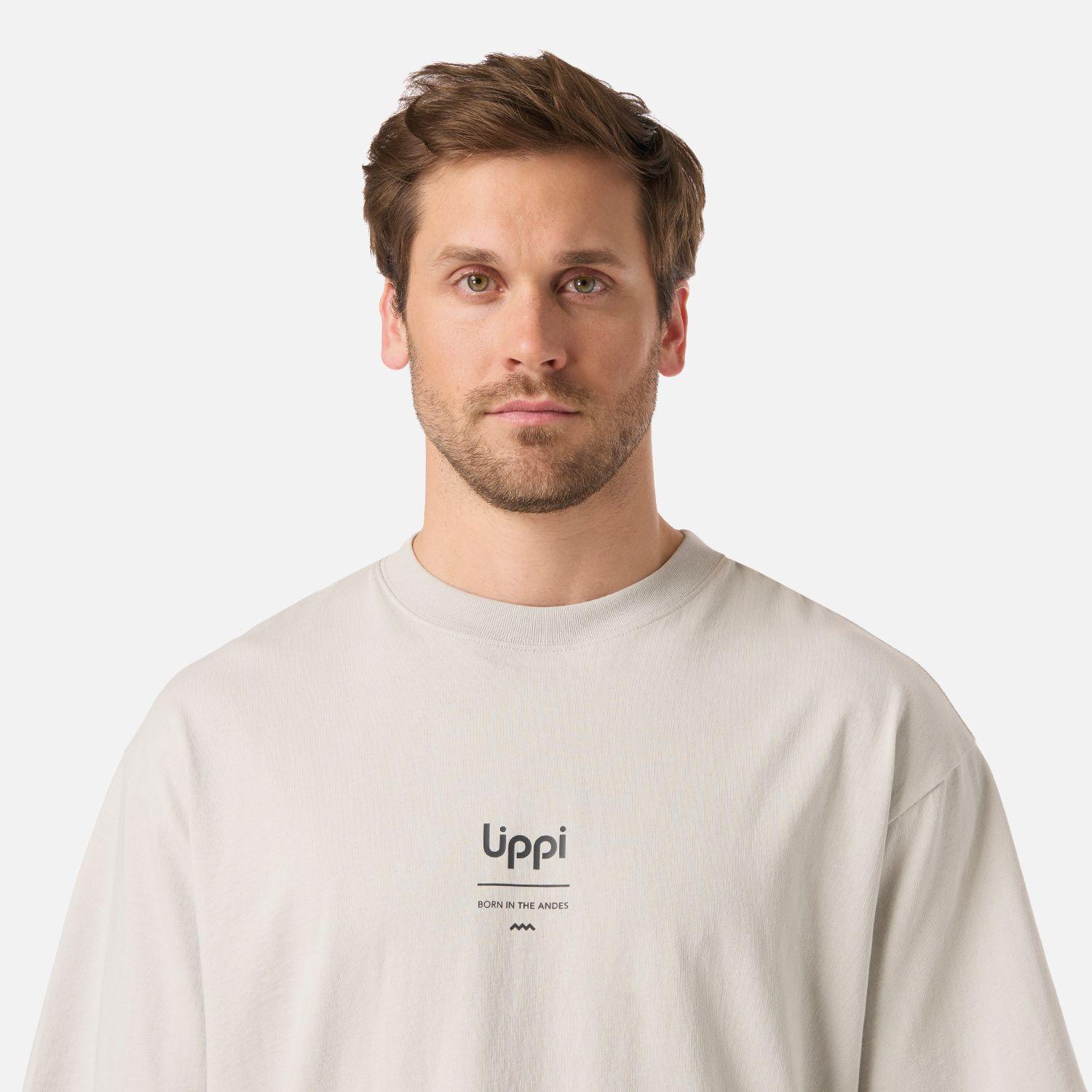 Polera Hombre Endura Cotton T-Shirt Gris Claro Lippi V26-3