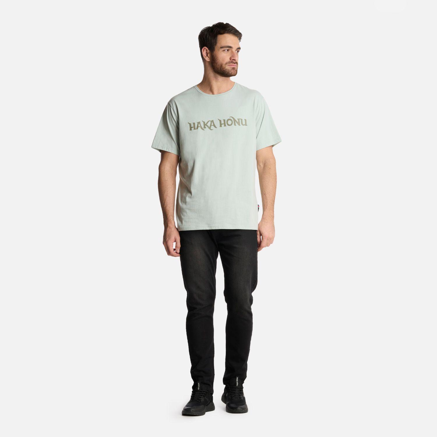 Polera Hombre Logo Gris Claro Haka Honu-4