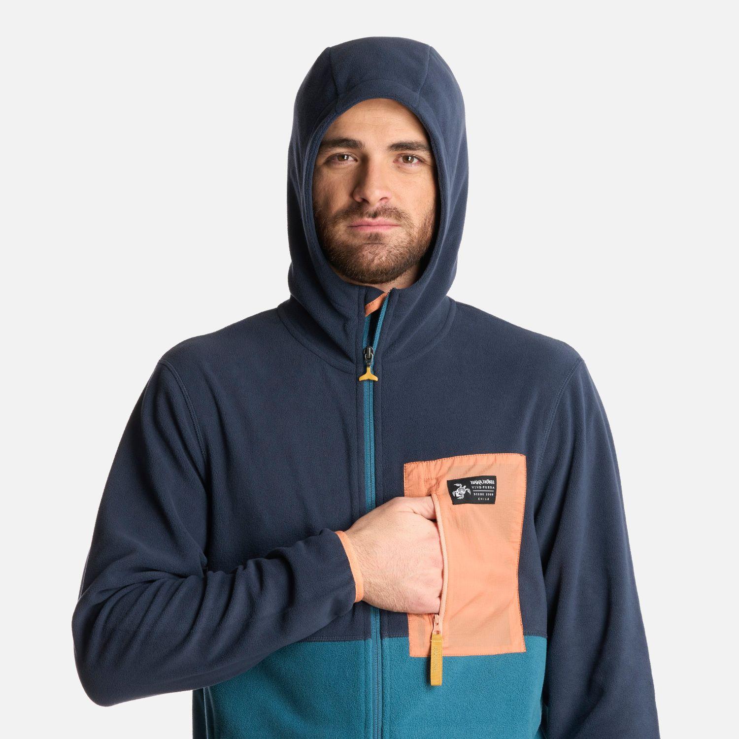 Polerón Hombre Leñero Azul Marino Haka Honu-3