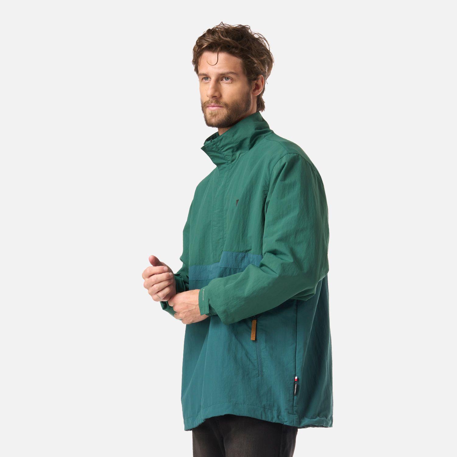 Chaqueta Hombre Hijo Del Viento 14 Zip Verde Haka Honu V26-1