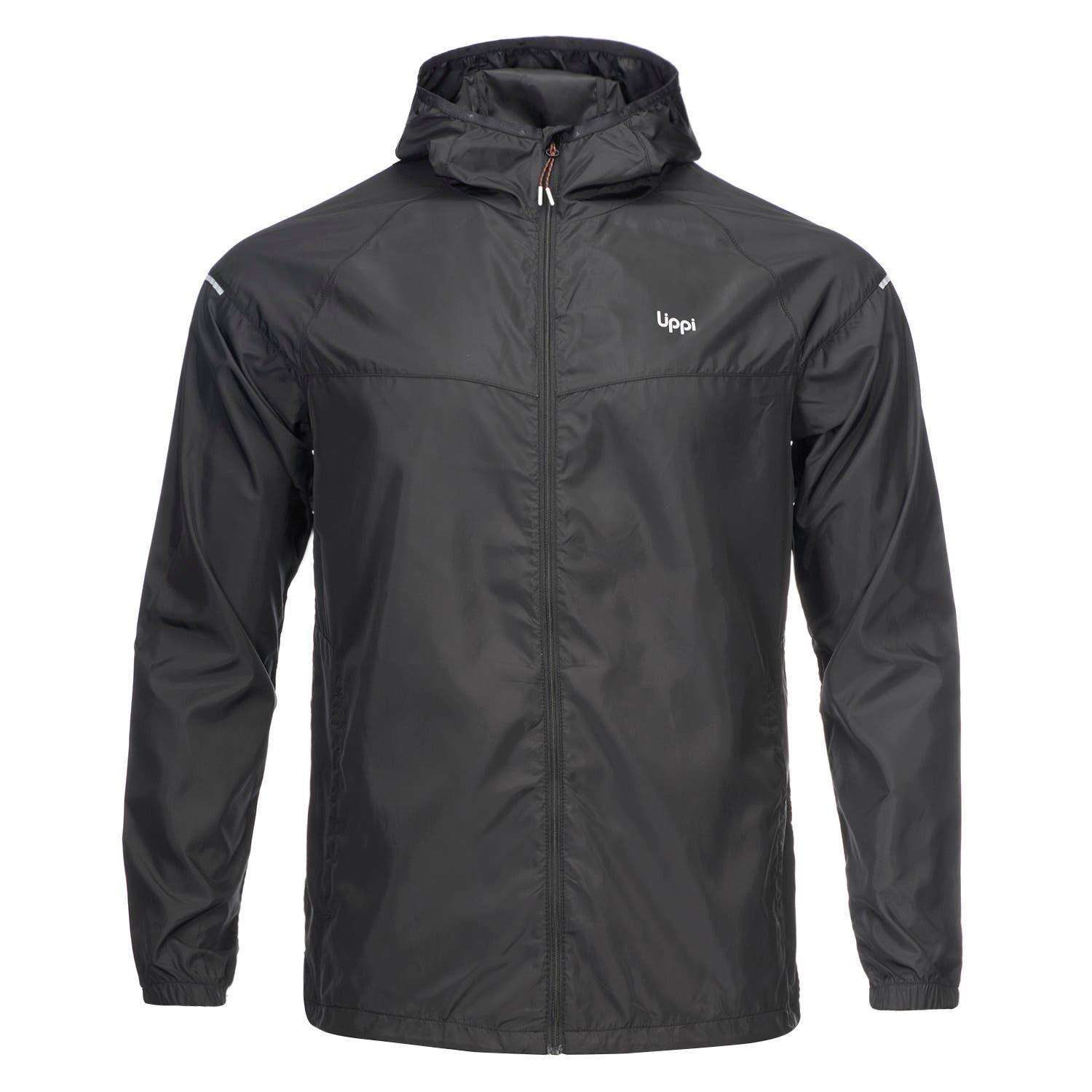 Chaqueta Hombre Nightfall WindBreaker Hoody Negro Lippi V23-0