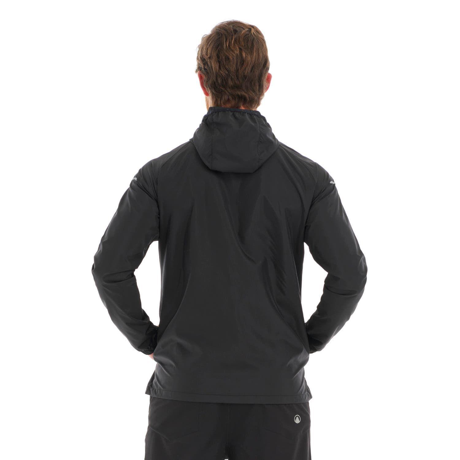 Chaqueta Hombre Nightfall WindBreaker Hoody Negro Lippi V23-5