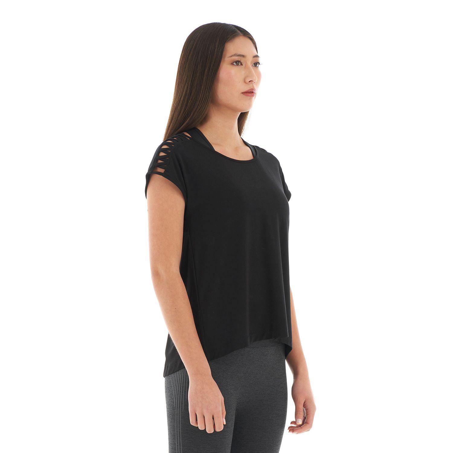 Polera Mujer Botanical T-Shirt Grafito Lippi-2